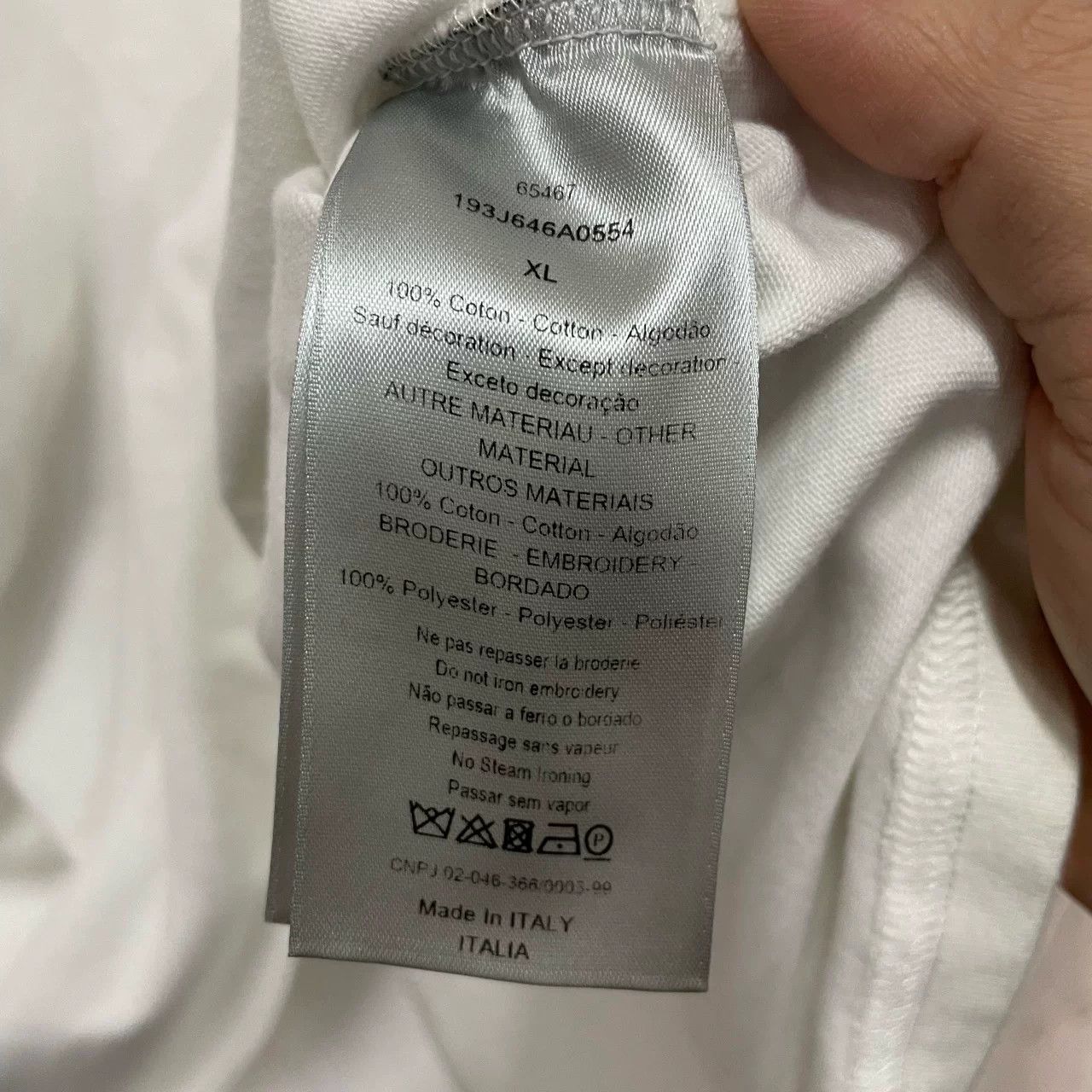 Dior Dior x Kenny Scharf Colorblock Logo Tee Size US XL / EU 56 / 4 - 6 Thumbnail