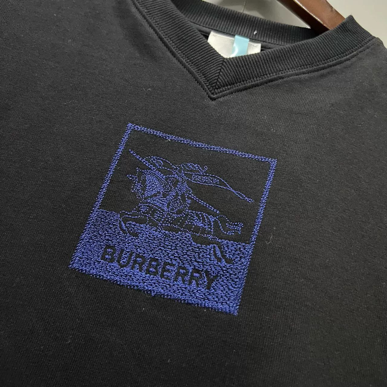 Burberry Burberry Black Logo Embroidery Short-Sleeve Size US S / EU 44-46 / 1 - 2 Thumbnail