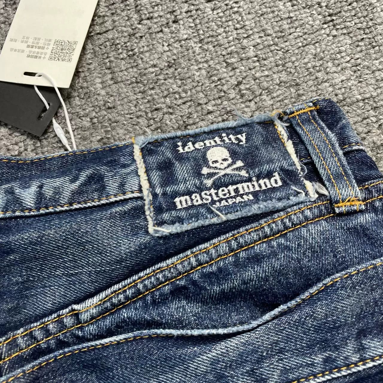 Mastermind Japan mastermind Japan Blue Washed Skull Jeans Size US 26 / EU 42 - 3 Thumbnail