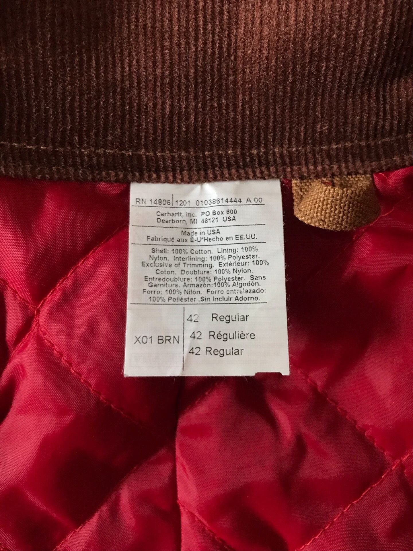 Carhartt Carhartt X01 Brown Coveralls Size 42 Size US 26 / EU 42 - 9 Thumbnail
