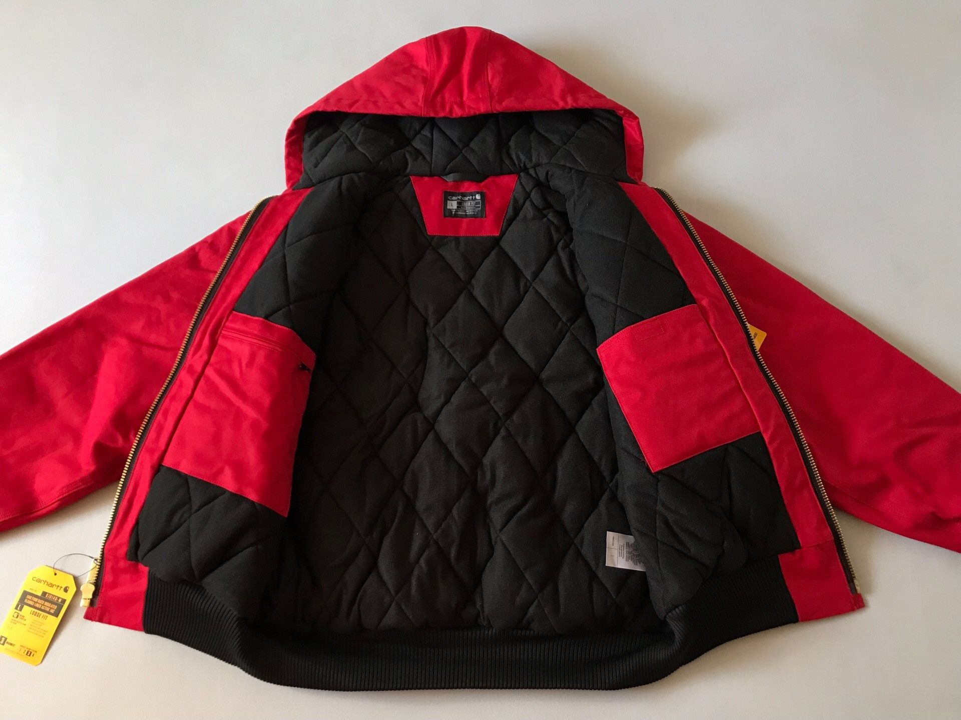 Carhartt Carhartt R59 Canvas Hooded Work Jacket Size US L / EU 52-54 / 3 - 3 Thumbnail