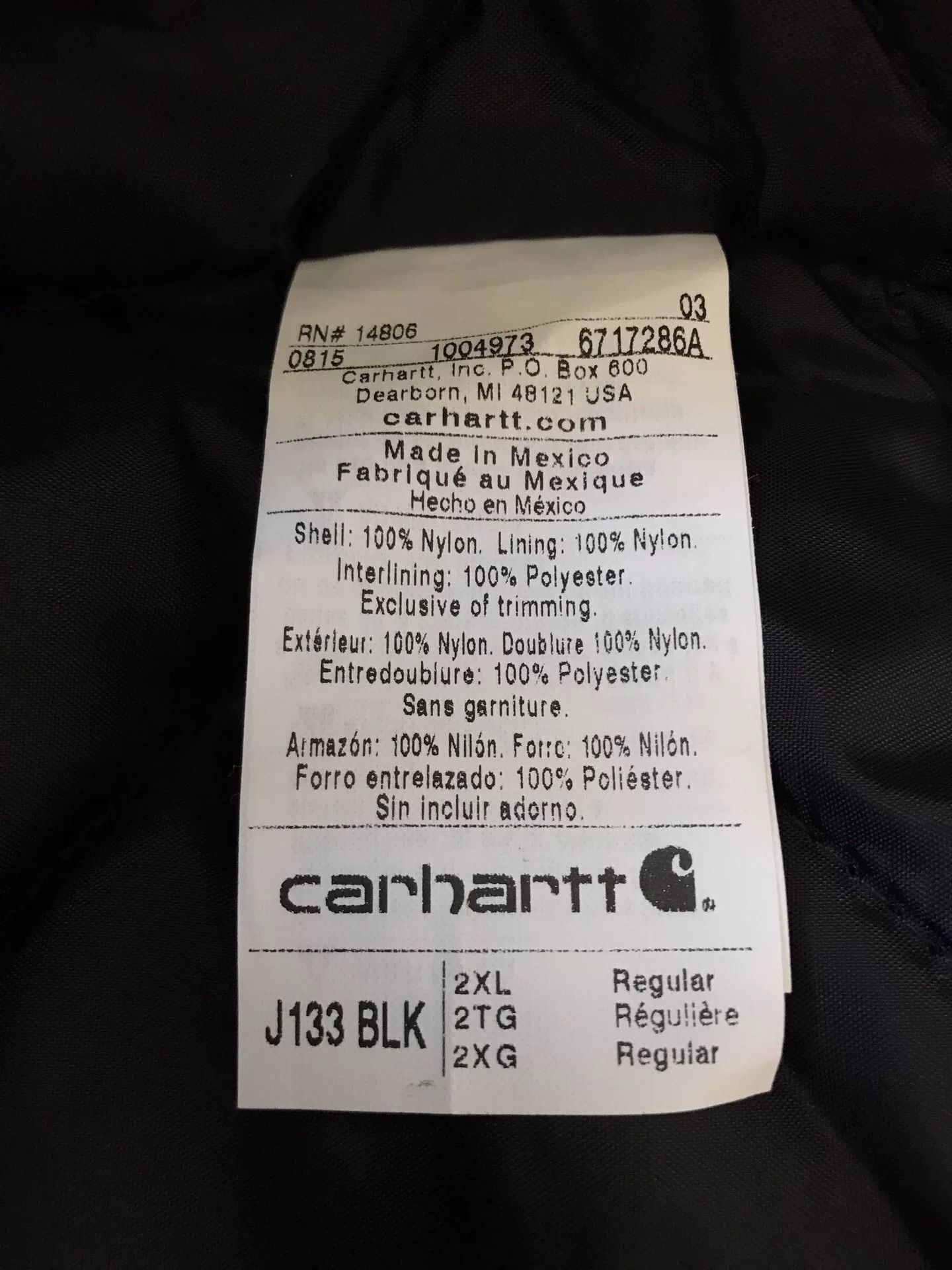 Carhartt Carhartt J133 Yukon Active Jacket Size US XXL / EU 58 / 5 - 9 Thumbnail