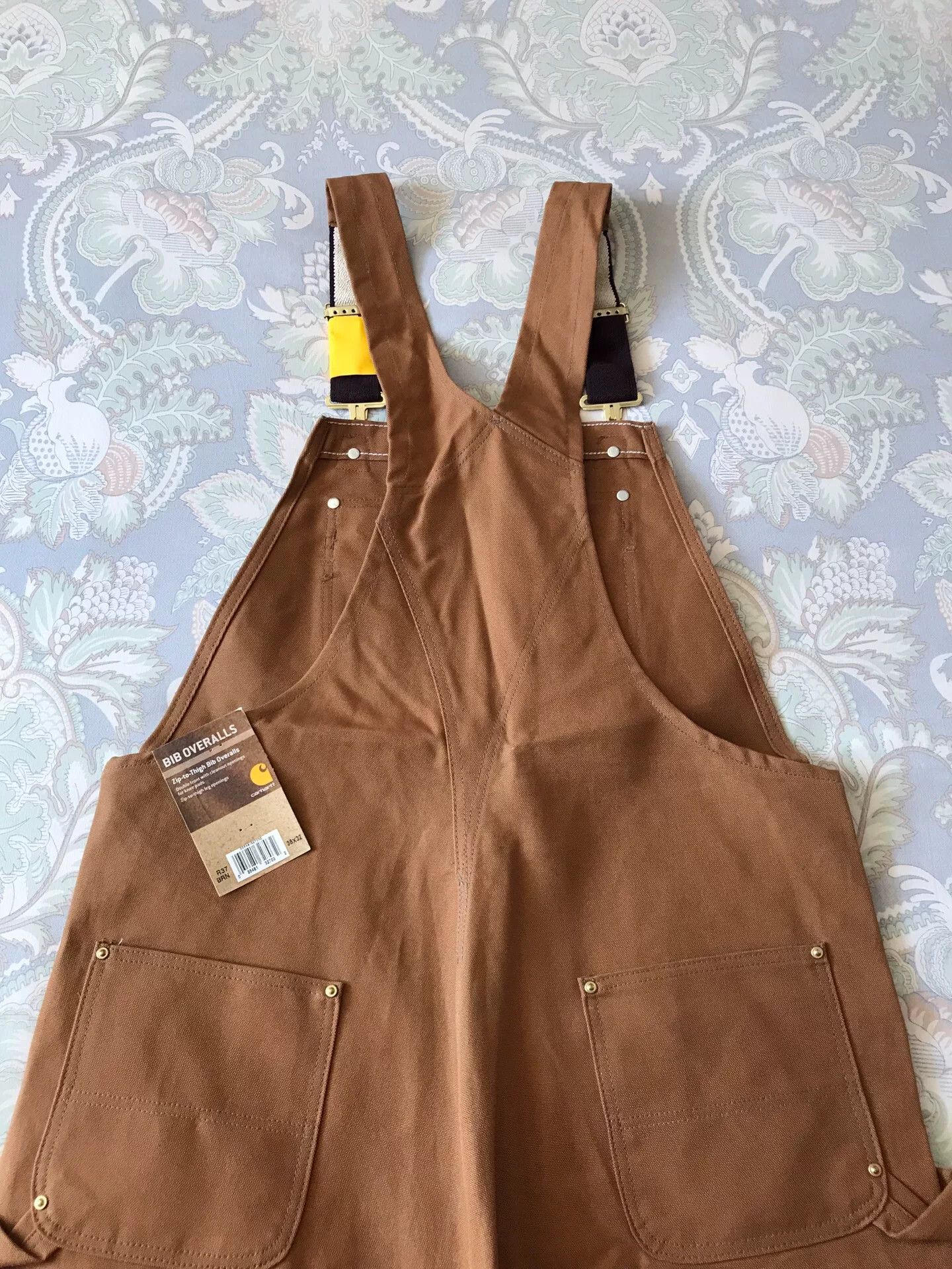 Carhartt Carhartt R37 Brown Canvas Overalls W38L32 Size US 38 / EU 54 - 2 Thumbnail