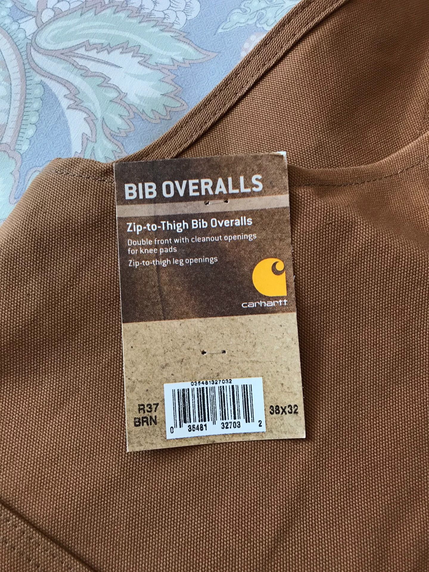 Carhartt Carhartt R37 Brown Canvas Overalls W38L32 Size US 38 / EU 54 - 8 Thumbnail
