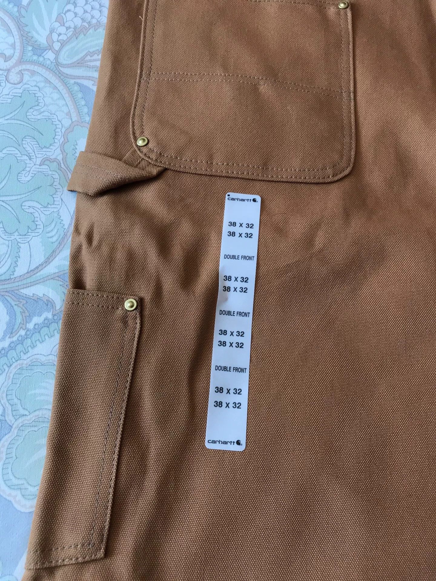 Carhartt Carhartt R37 Brown Canvas Overalls W38L32 Size US 38 / EU 54 - 7 Thumbnail