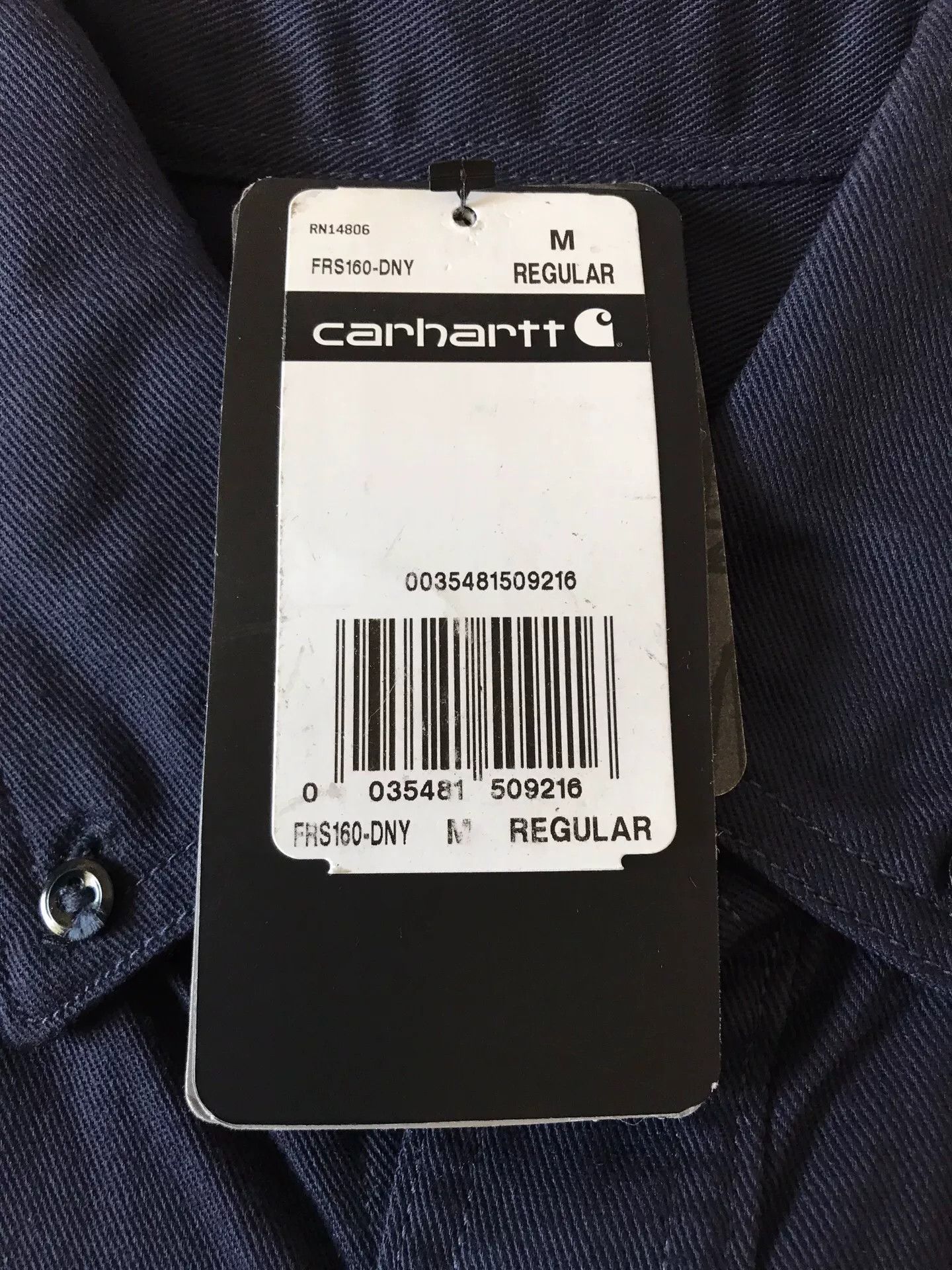 Carhartt Carhartt FRS160 FR Flame Resistant Work Shirt Size US M / EU 48-50 / 2 - 8 Thumbnail