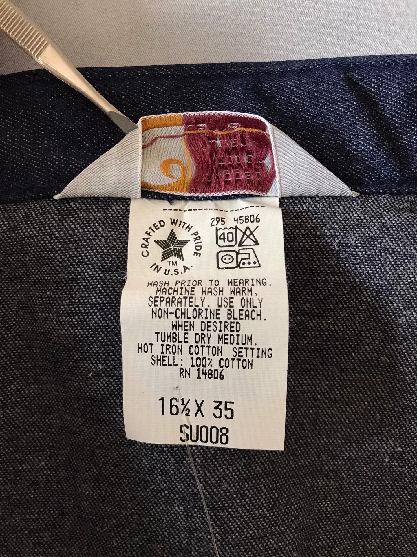 Carhartt 90s Carhartt SU008 Denim Western Shirt Size US M / EU 48-50 / 2 - 8 Thumbnail