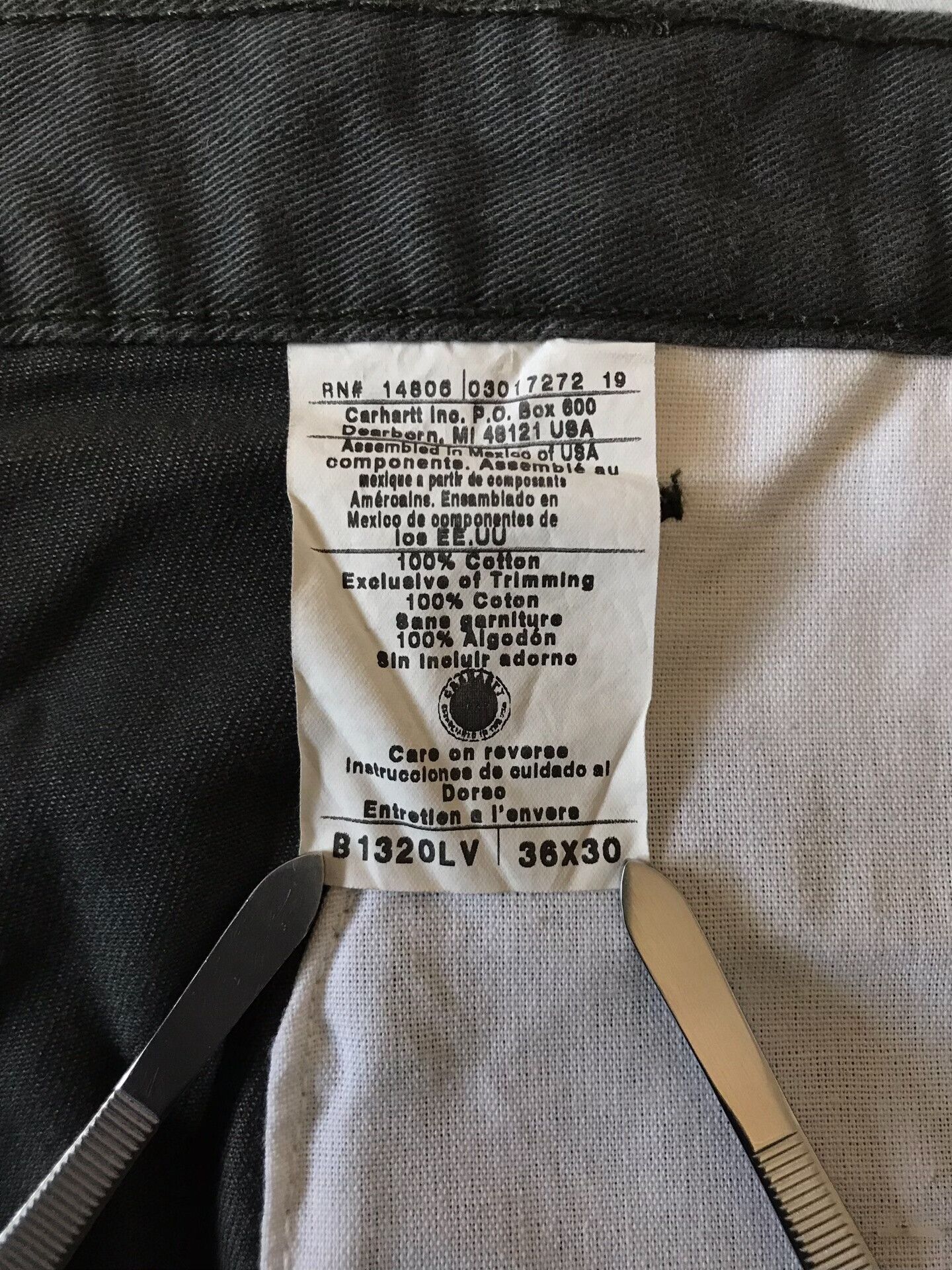 Carhartt Carhartt B132 Olive W36L30 Work Pants Size US 36 / EU 52 - 9 Thumbnail