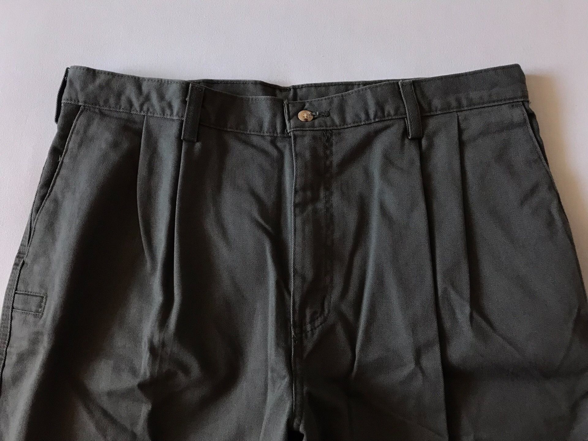 Carhartt Carhartt B132 Olive W36L30 Work Pants Size US 36 / EU 52 - 4 Thumbnail
