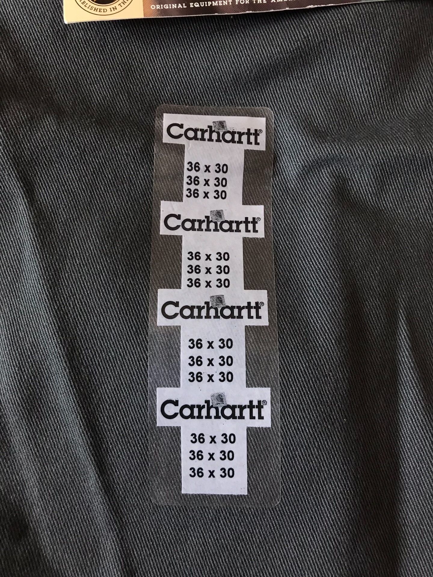 Carhartt Carhartt B132 Olive W36L30 Work Pants Size US 36 / EU 52 - 7 Thumbnail