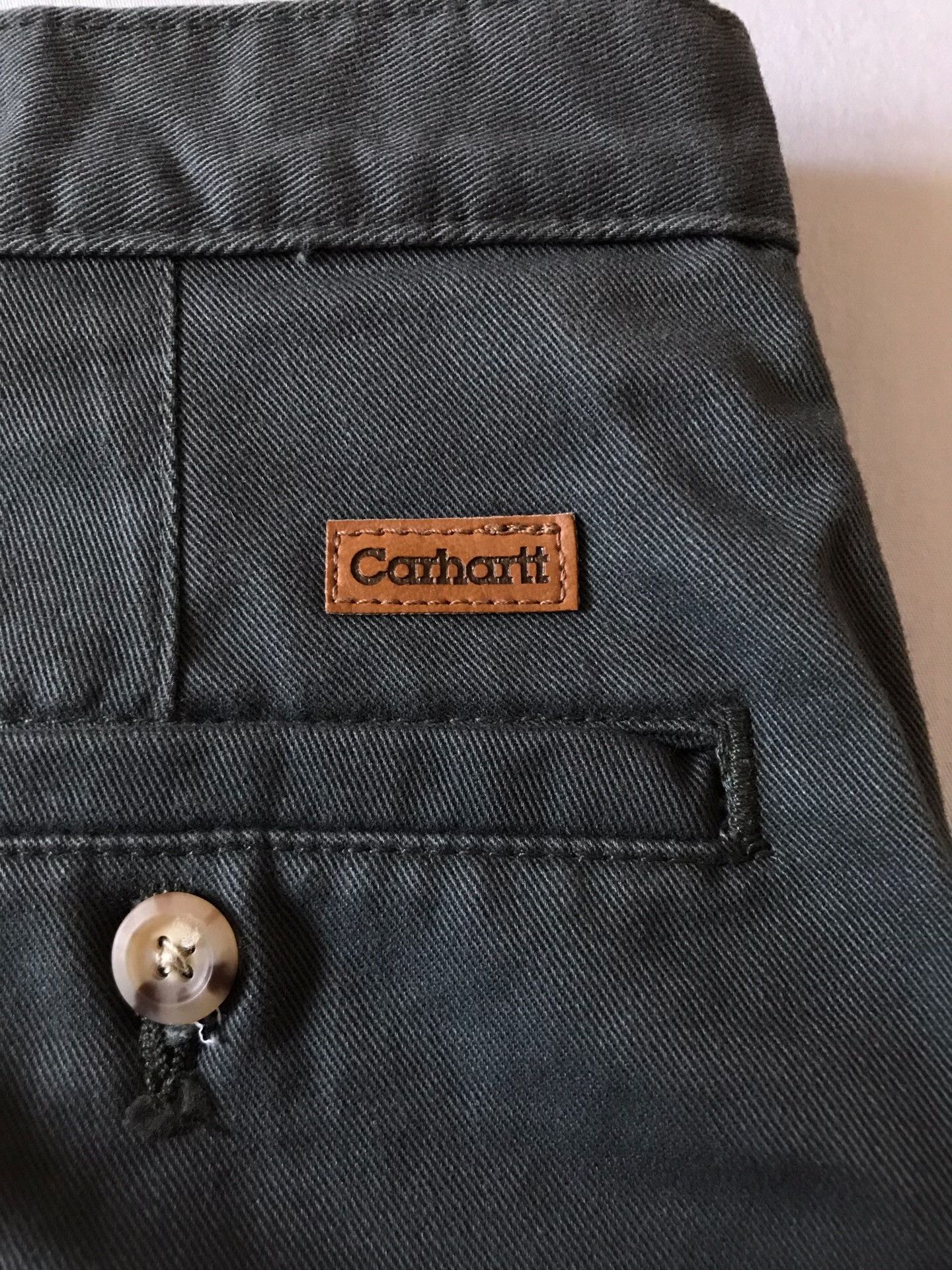 Carhartt Carhartt B132 Olive W36L30 Work Pants Size US 36 / EU 52 - 6 Thumbnail