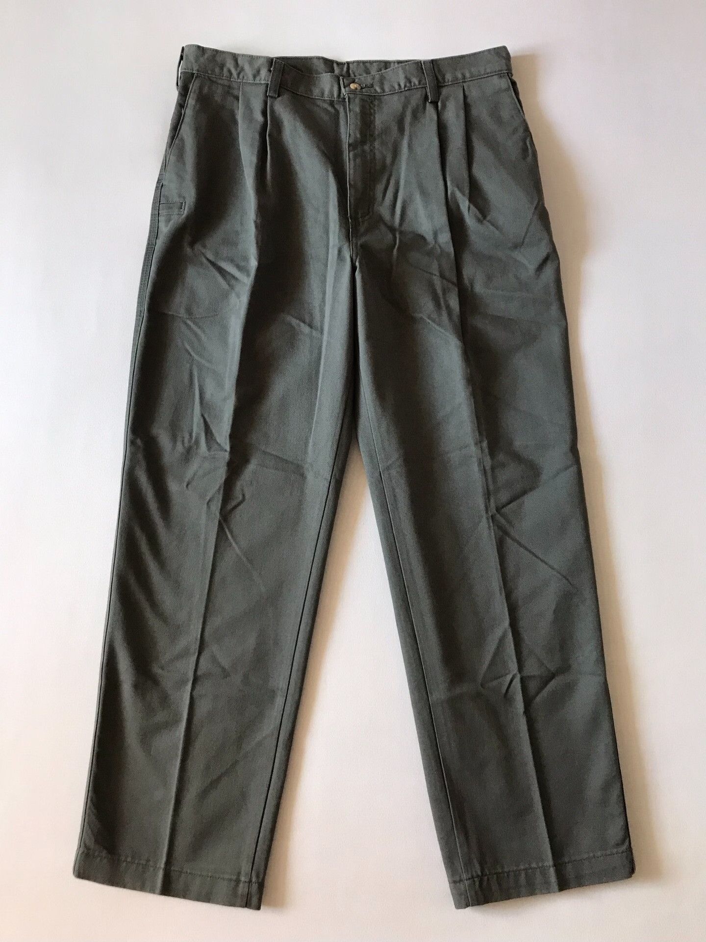 Carhartt Carhartt B132 Olive W36L30 Work Pants Size US 36 / EU 52 - 2 Thumbnail