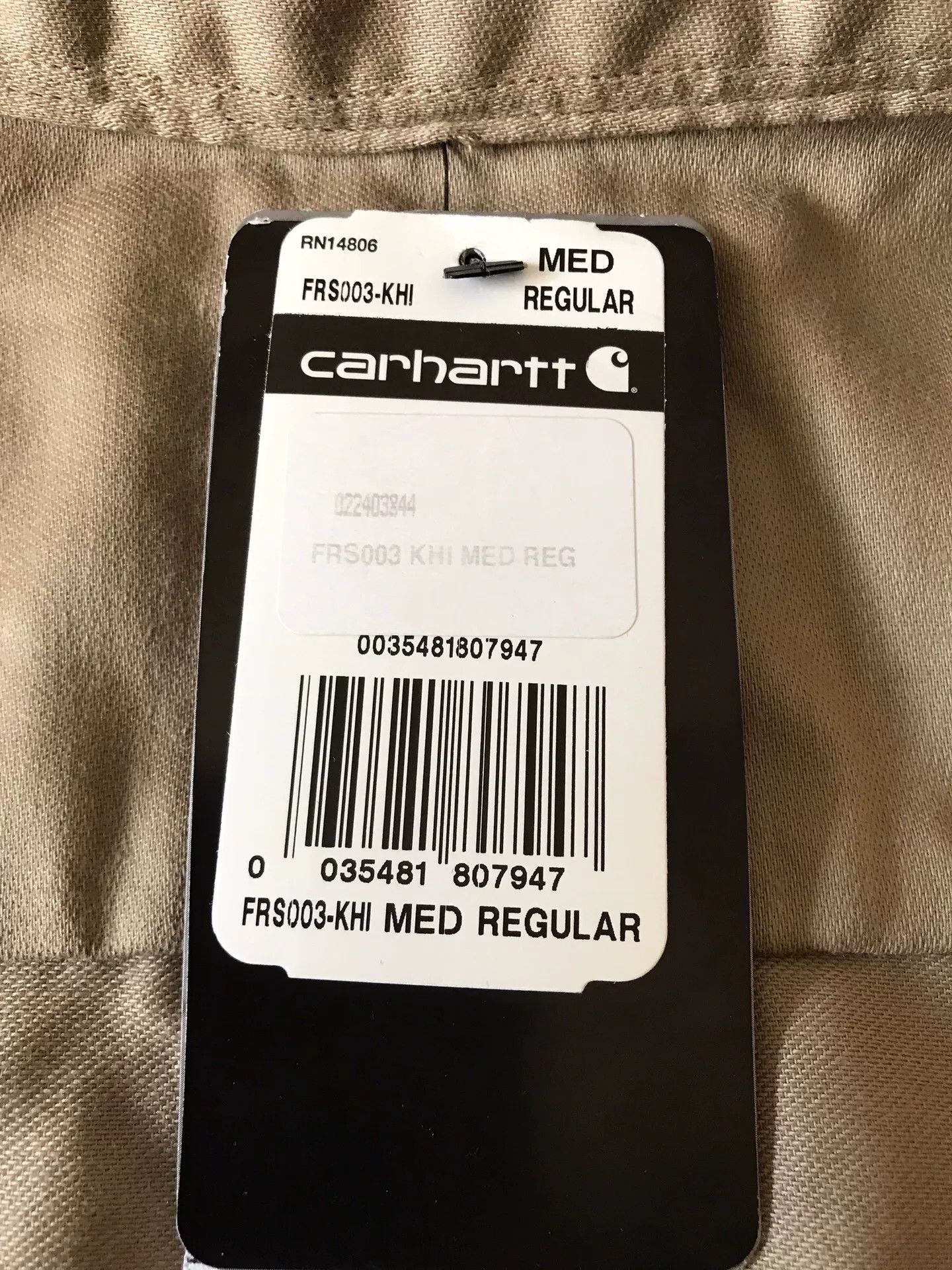 Carhartt Carhartt FRS003 FR Flame Resistant Work Shirt Size US M / EU 48-50 / 2 - 9 Thumbnail