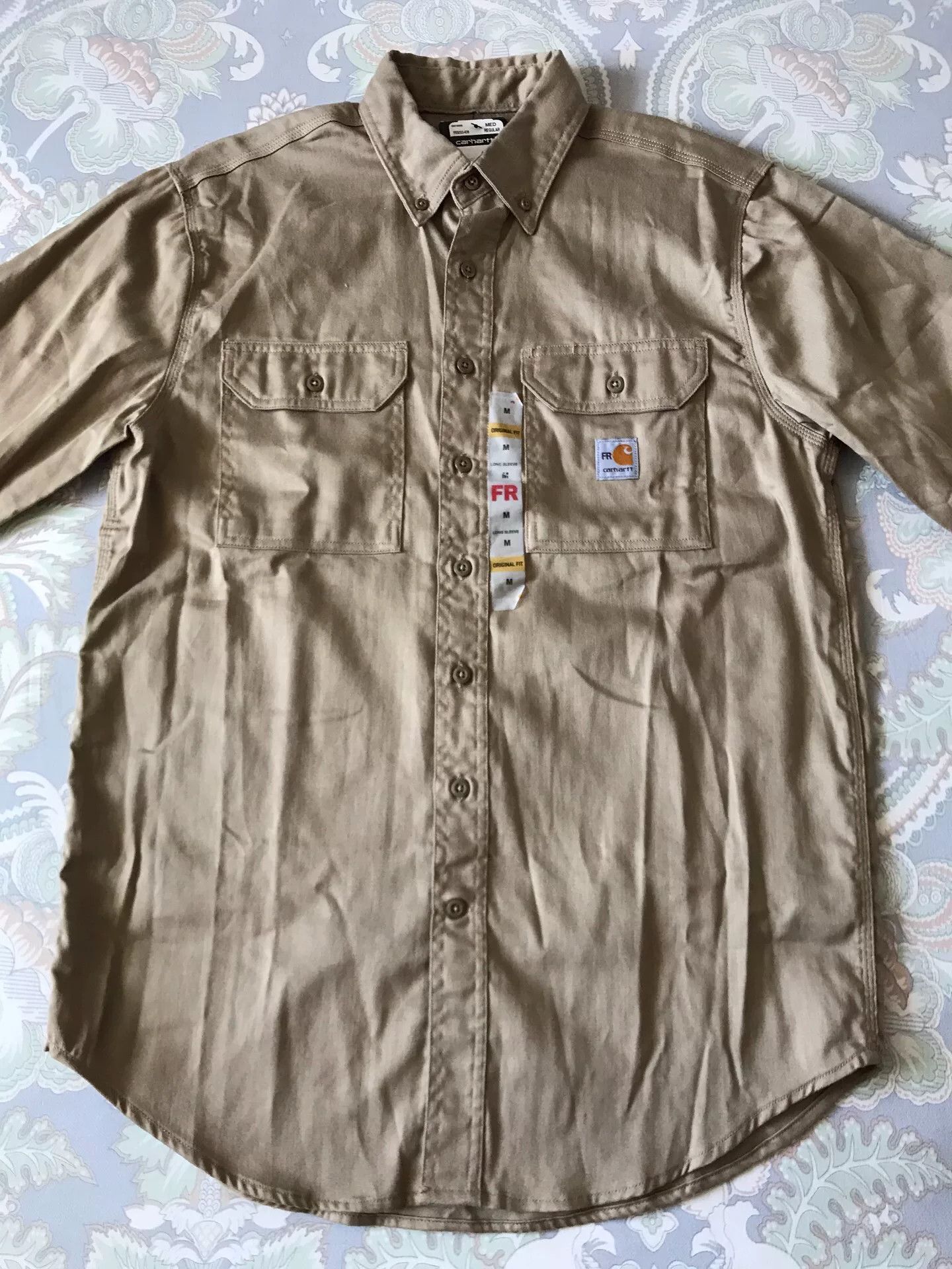 Carhartt Carhartt FRS003 FR Flame Resistant Work Shirt Size US M / EU 48-50 / 2 - 3 Thumbnail