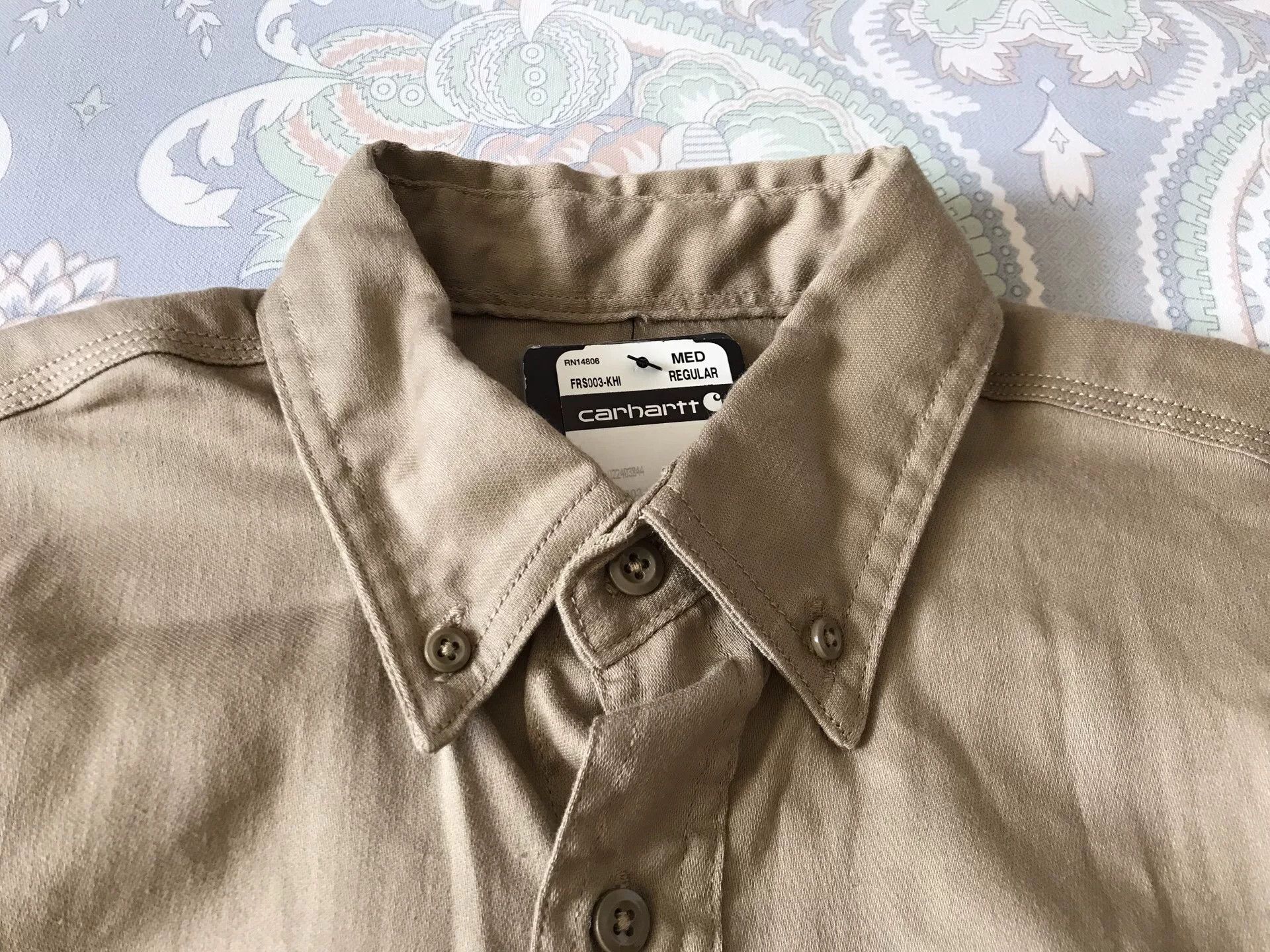 Carhartt Carhartt FRS003 FR Flame Resistant Work Shirt Size US M / EU 48-50 / 2 - 4 Thumbnail