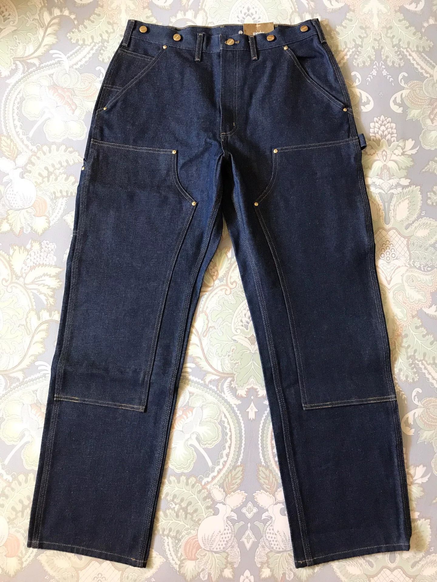 Carhartt Carhartt B07 Double Knee Raw Denim Jeans Size US 34 / EU 50 - 2 Thumbnail