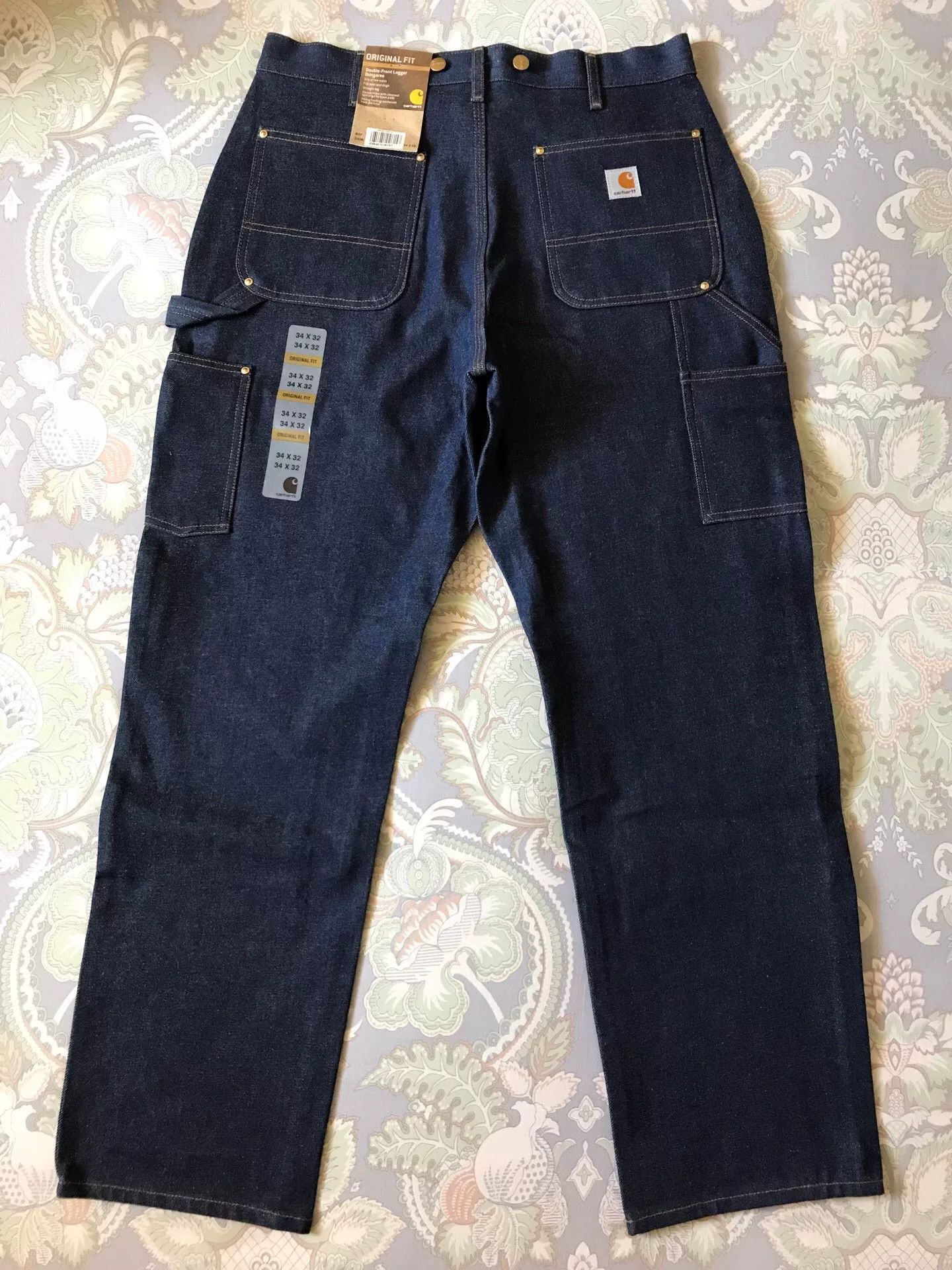 Carhartt Carhartt B07 Double Knee Raw Denim Jeans Size US 34 / EU 50 - 3 Thumbnail