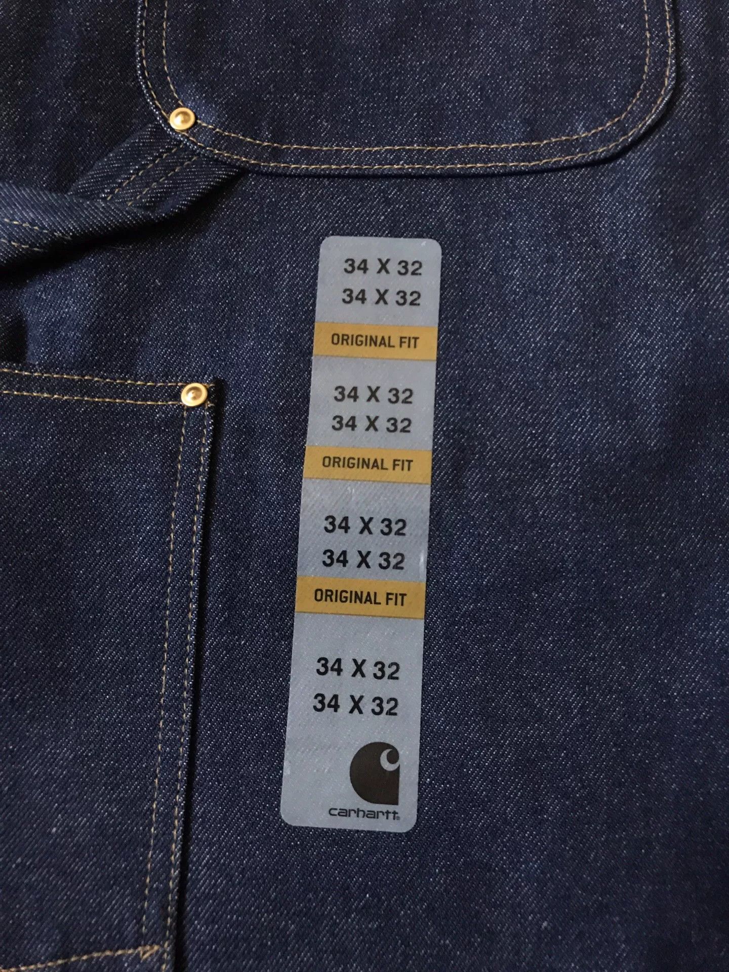Carhartt Carhartt B07 Double Knee Raw Denim Jeans Size US 34 / EU 50 - 7 Thumbnail