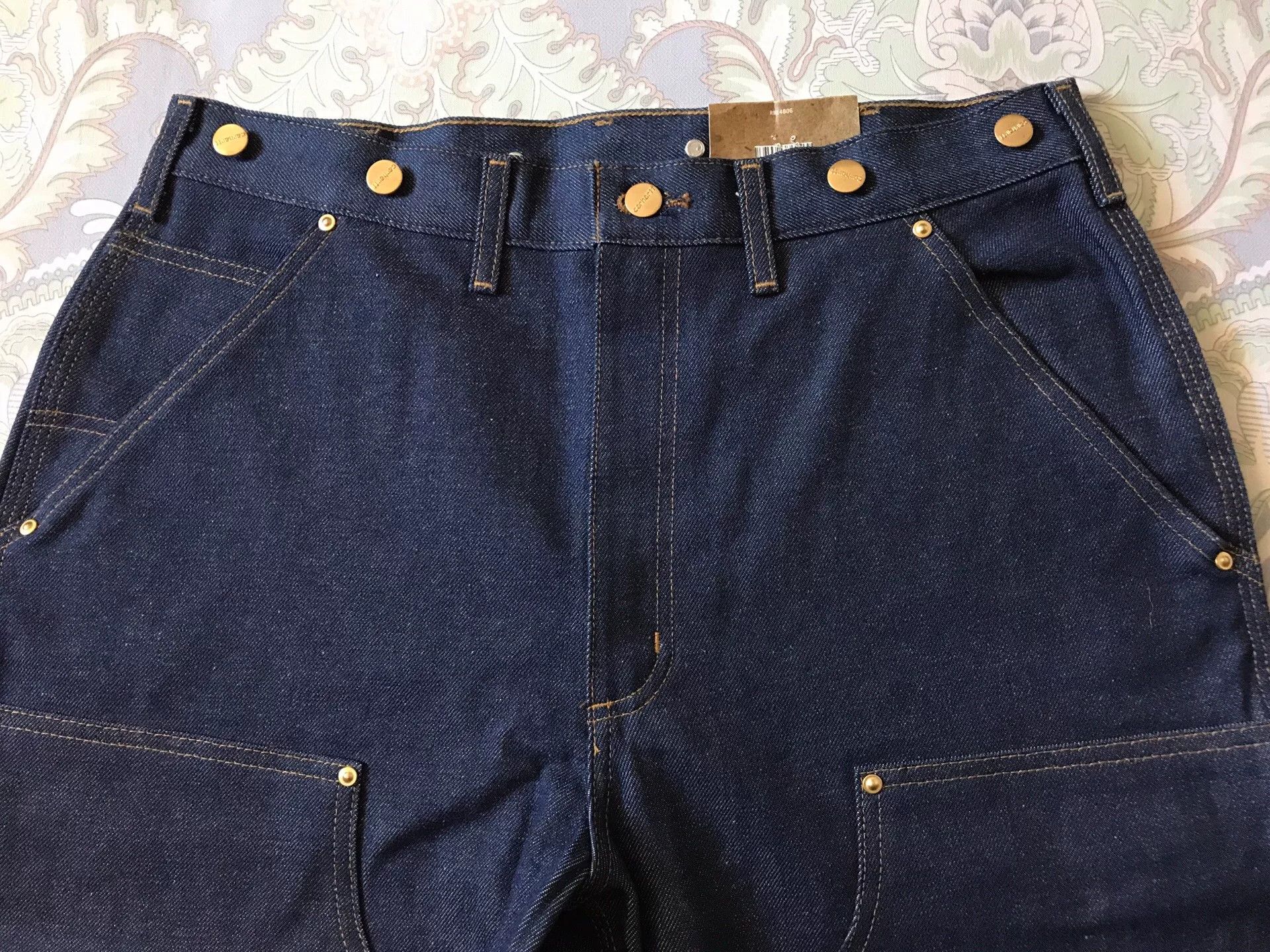 Carhartt Carhartt B07 Double Knee Raw Denim Jeans Size US 34 / EU 50 - 4 Thumbnail