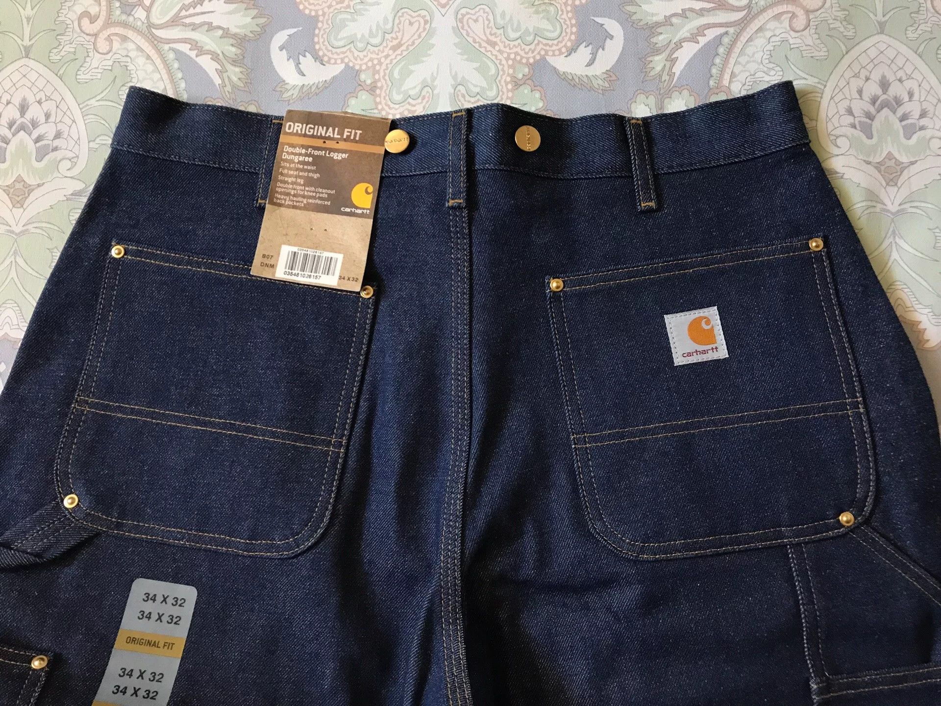 Carhartt Carhartt B07 Double Knee Raw Denim Jeans Size US 34 / EU 50 - 5 Thumbnail
