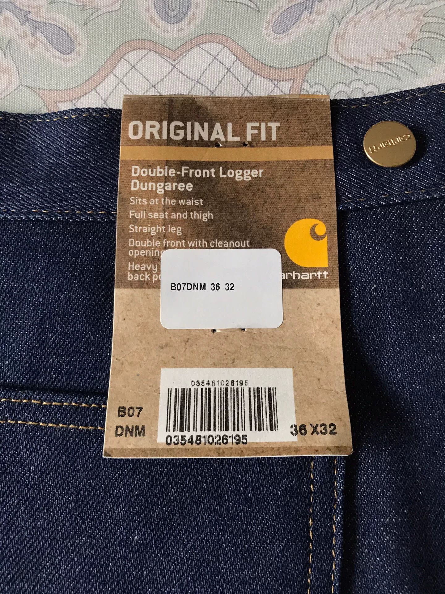 Carhartt Carhartt B07 Original Denim Double Knee Jeans Size US 36 / EU 52 - 8 Thumbnail