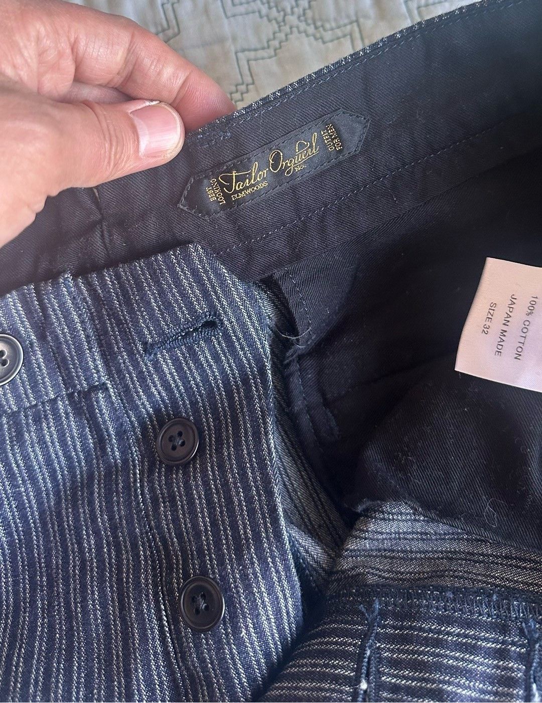 Orgueil ORGUEIL Retro Stripe Cargo Pants Size US 40 / EU 56 - 4 Thumbnail