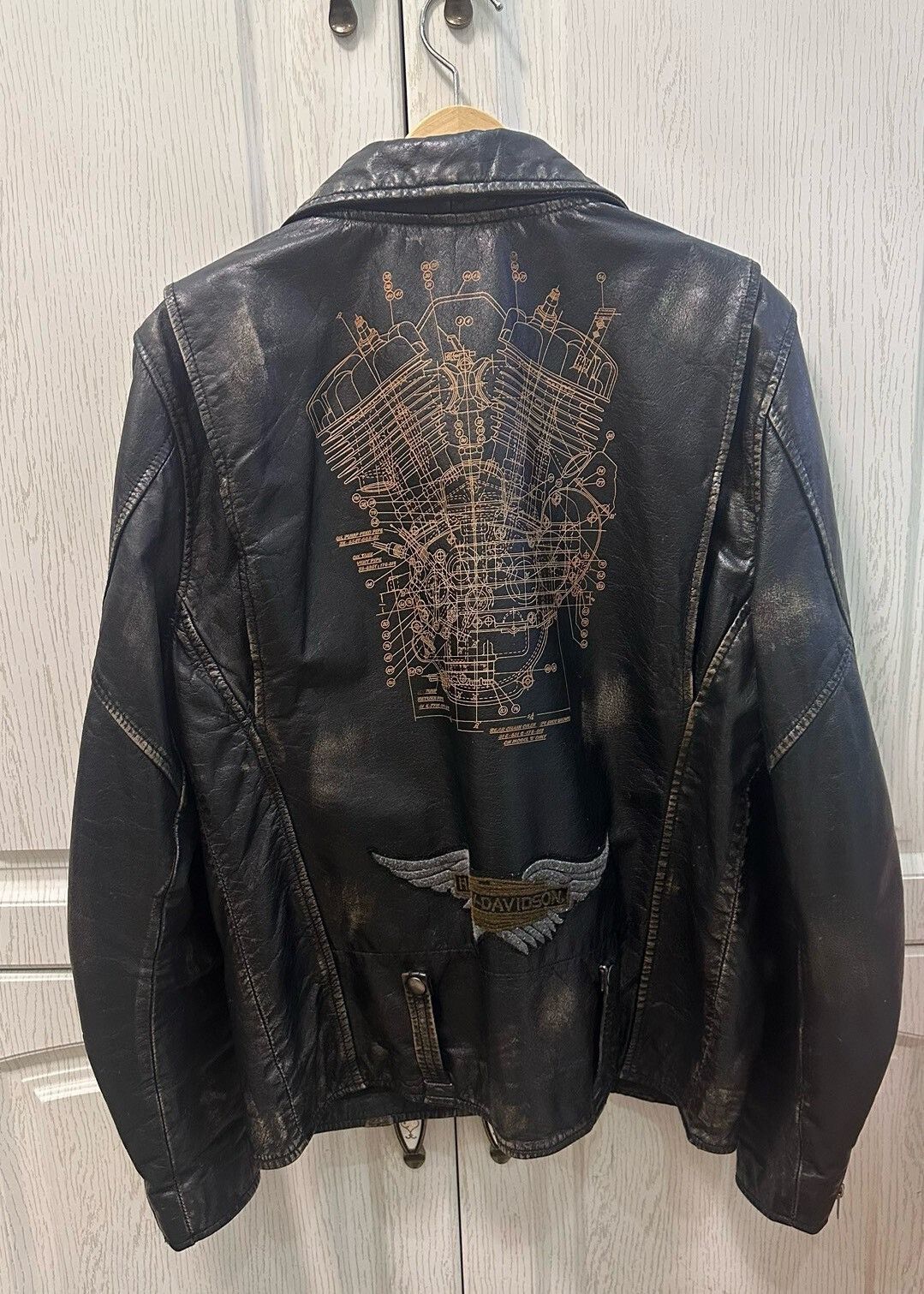 Harley Davidson Harley-Davidson Motorcycle Leather Jacket Size US M / EU 48-50 / 2 - 4 Thumbnail