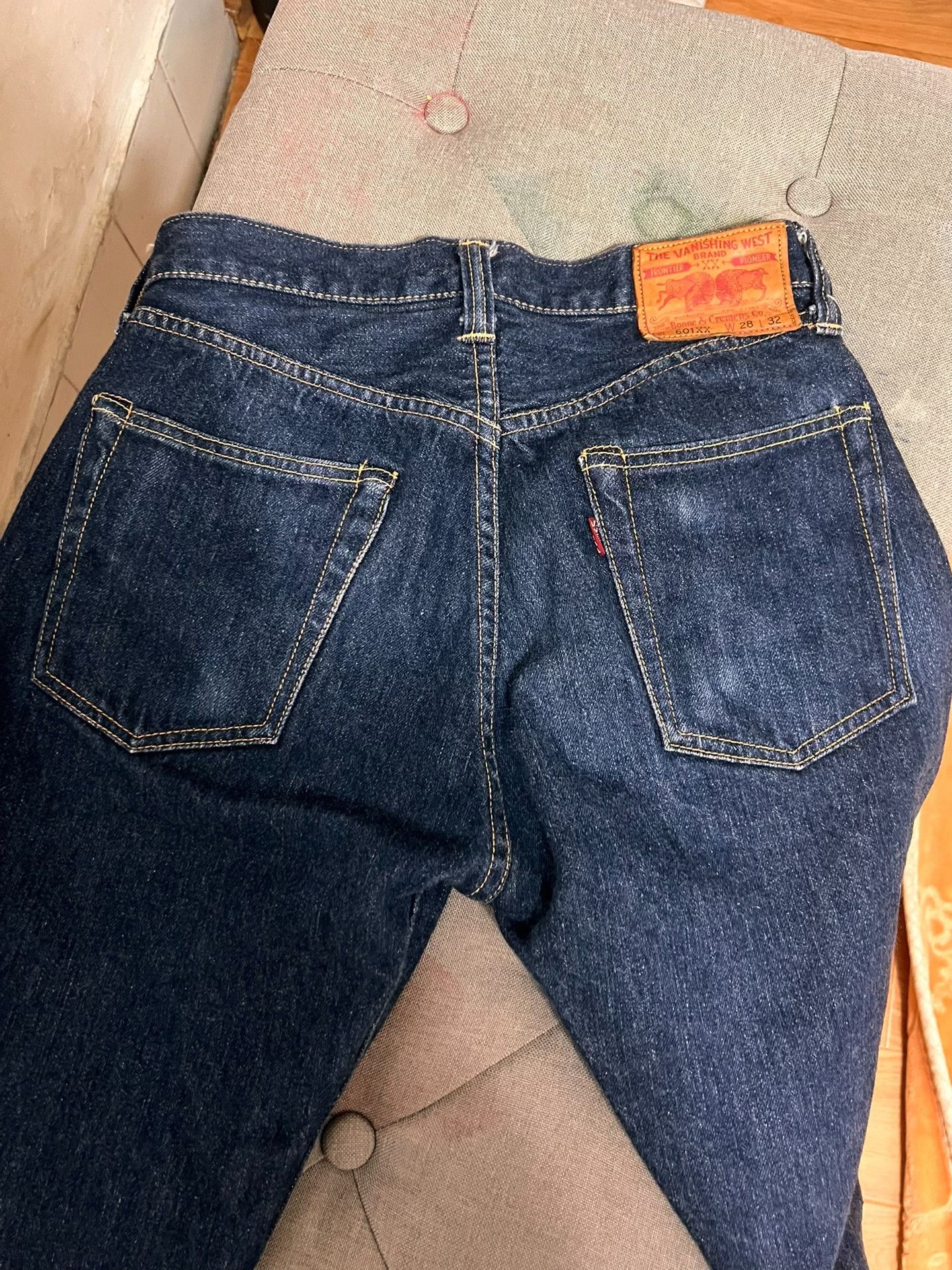 Freewheelers FREEWHEELERS 601XX 1951 Raw Denim Jeans 28 Size US 28 / EU 44 - 3 Thumbnail