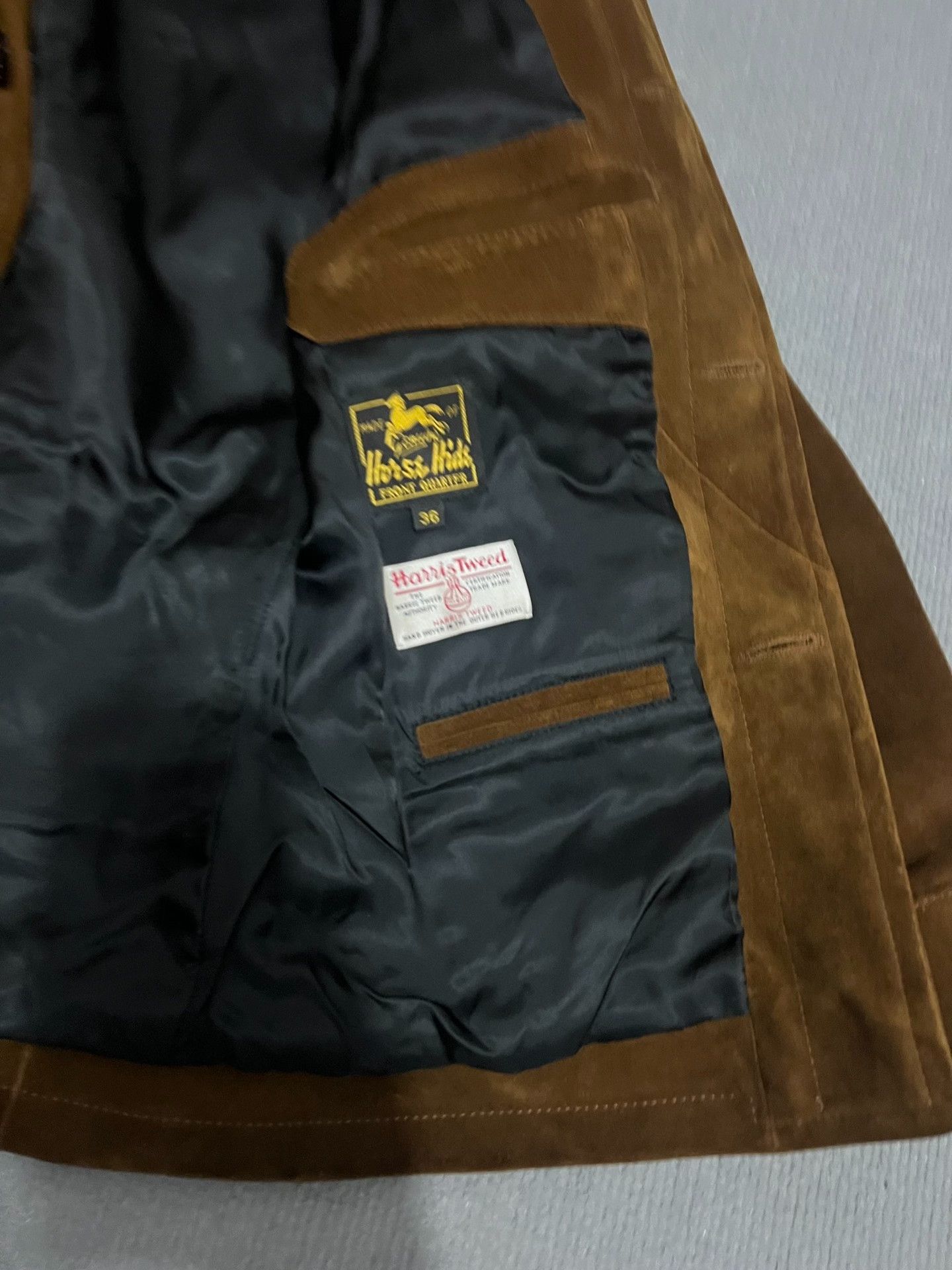 RRL Ralph Lauren Suede Leather Four-Pocket Hunting Jacket Size US S / EU 44-46 / 1 - 8 Thumbnail
