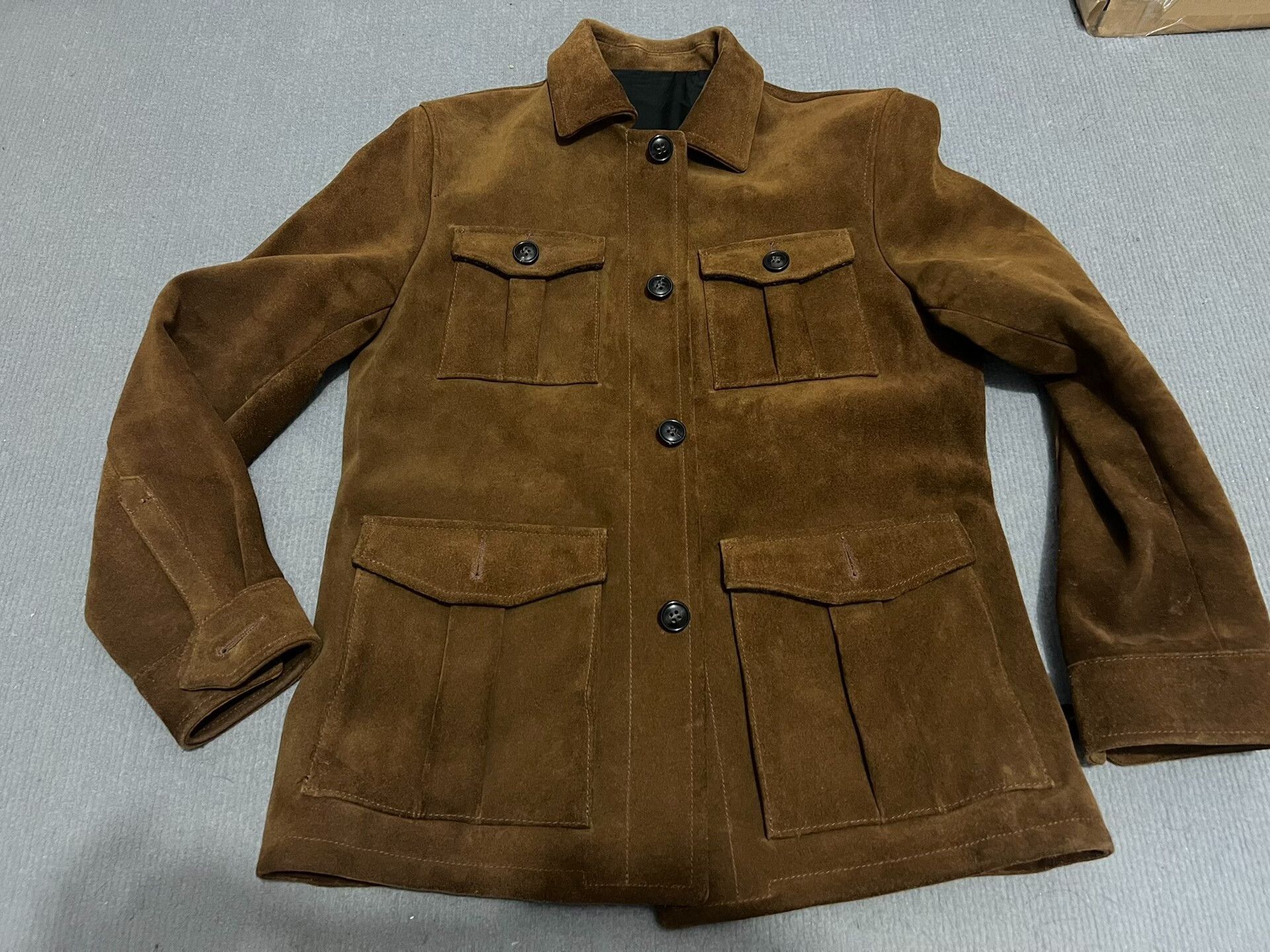 RRL Ralph Lauren Vintage Suede Work Leather Jacket Size US M / EU 48-50 / 2 - 7 Thumbnail