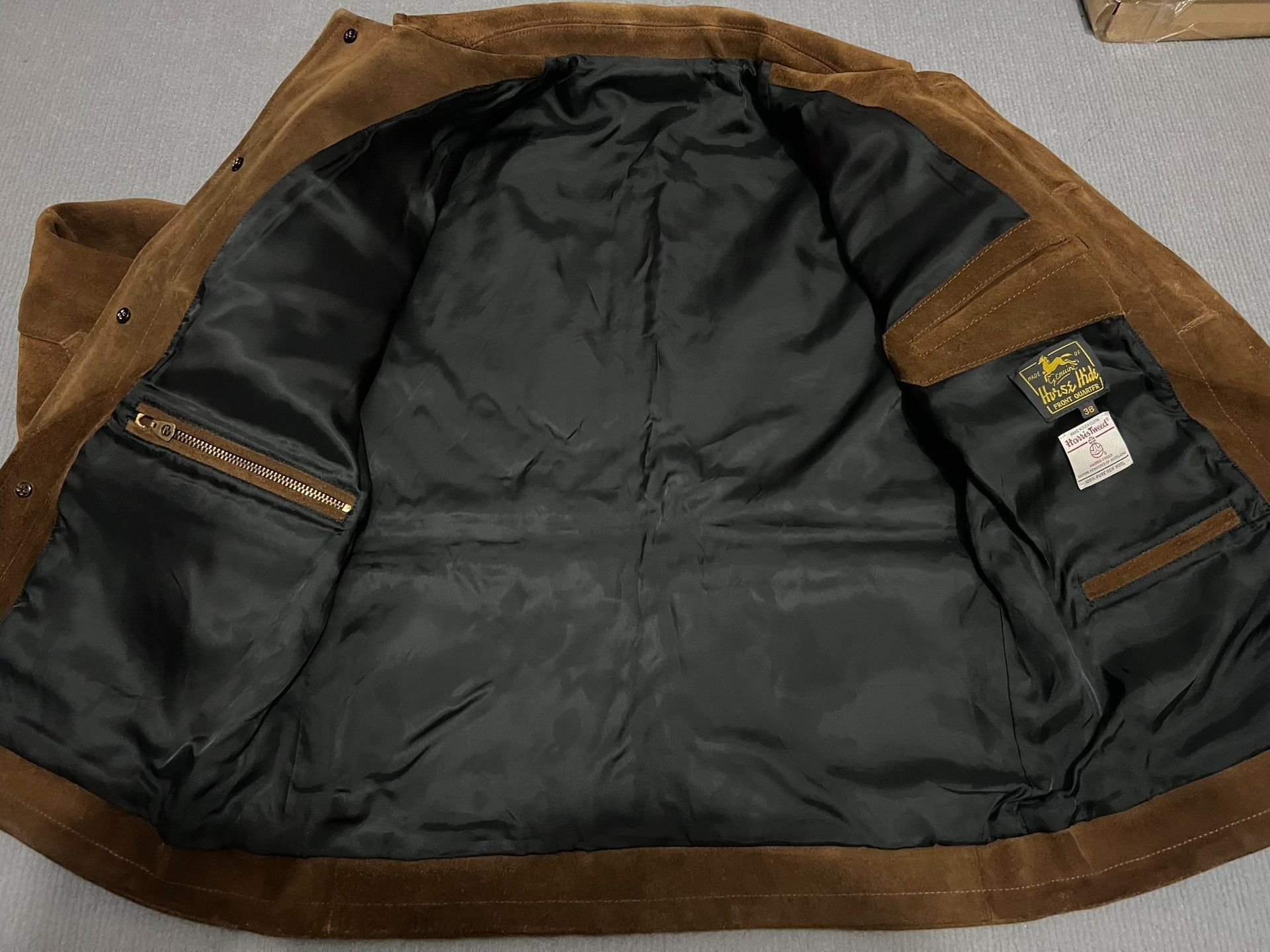 RRL Ralph Lauren Vintage Suede Work Leather Jacket Size US M / EU 48-50 / 2 - 8 Thumbnail