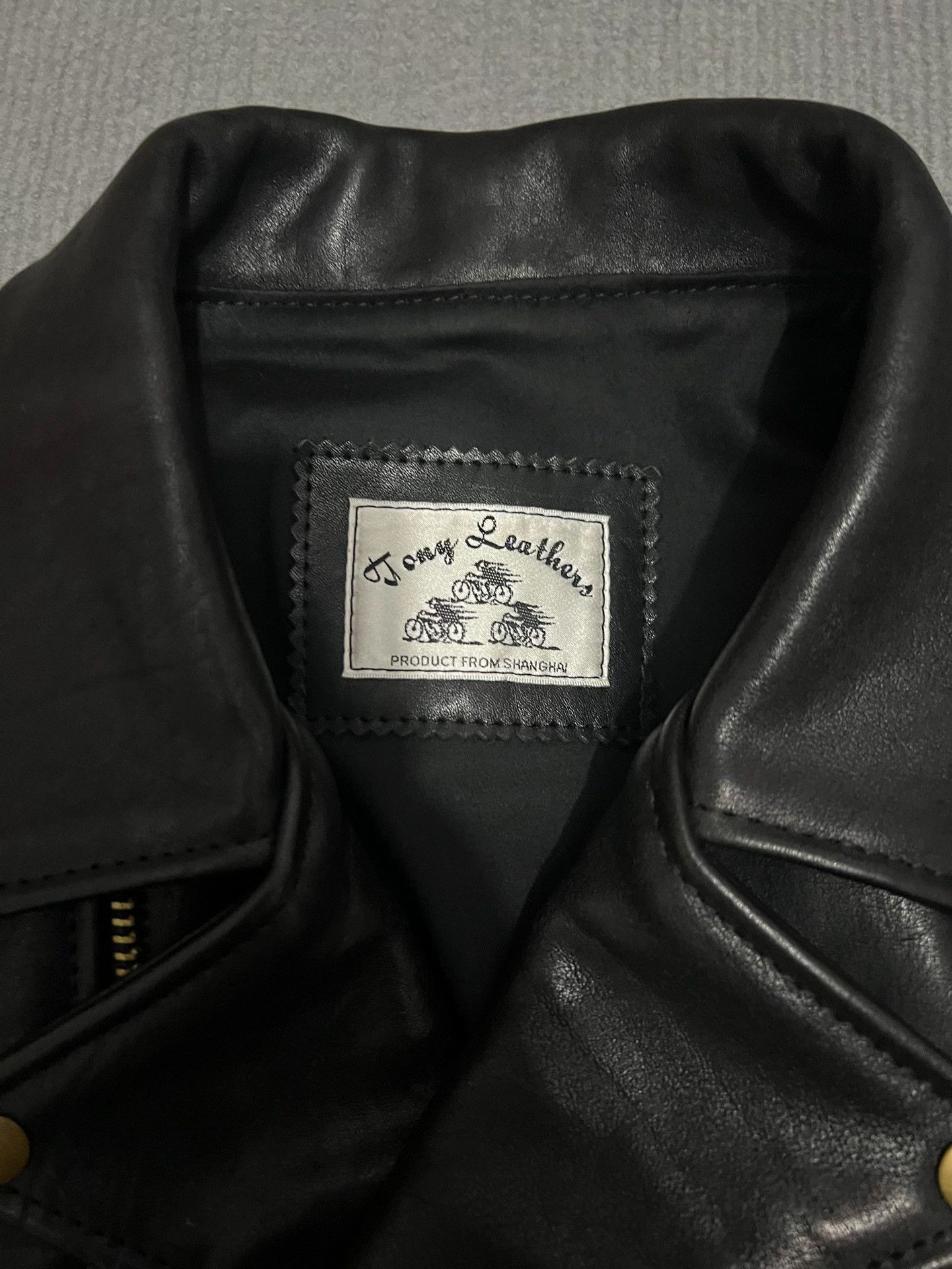 Freewheelers Custom Cowhide Leather Biker Jacket Size US L / EU 52-54 / 3 - 3 Thumbnail
