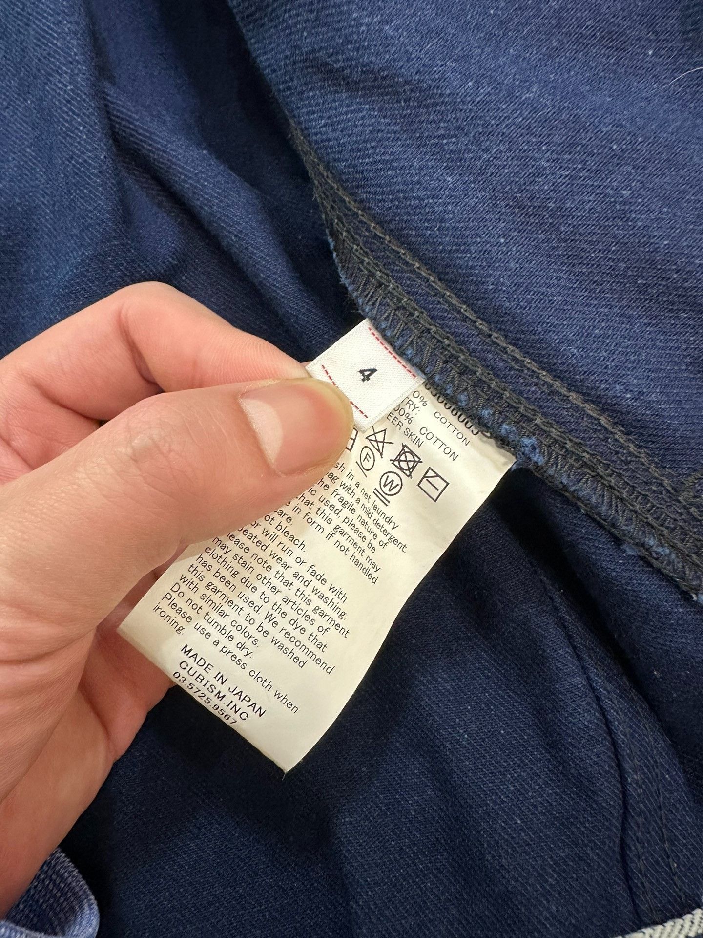 Visvim visvim 101xx CMYK.ND Indigo Jacket Size US XL / EU 56 / 4 - 3 Thumbnail