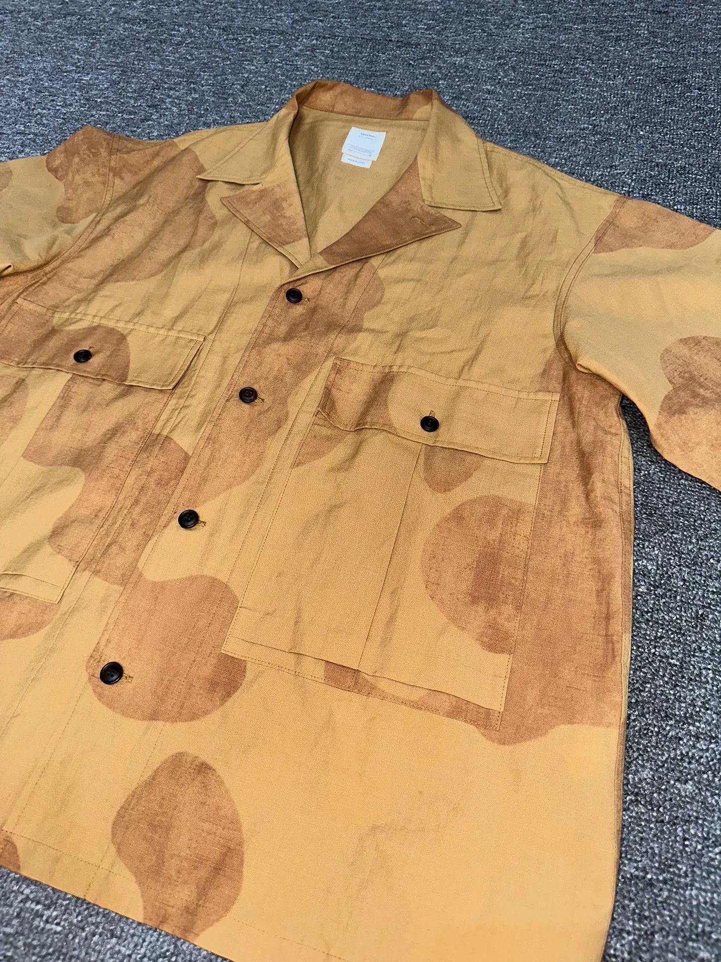 Visvim visvim Short-Sleeve Camouflage Shirt Size US XL / EU 56 / 4 - 6 Thumbnail