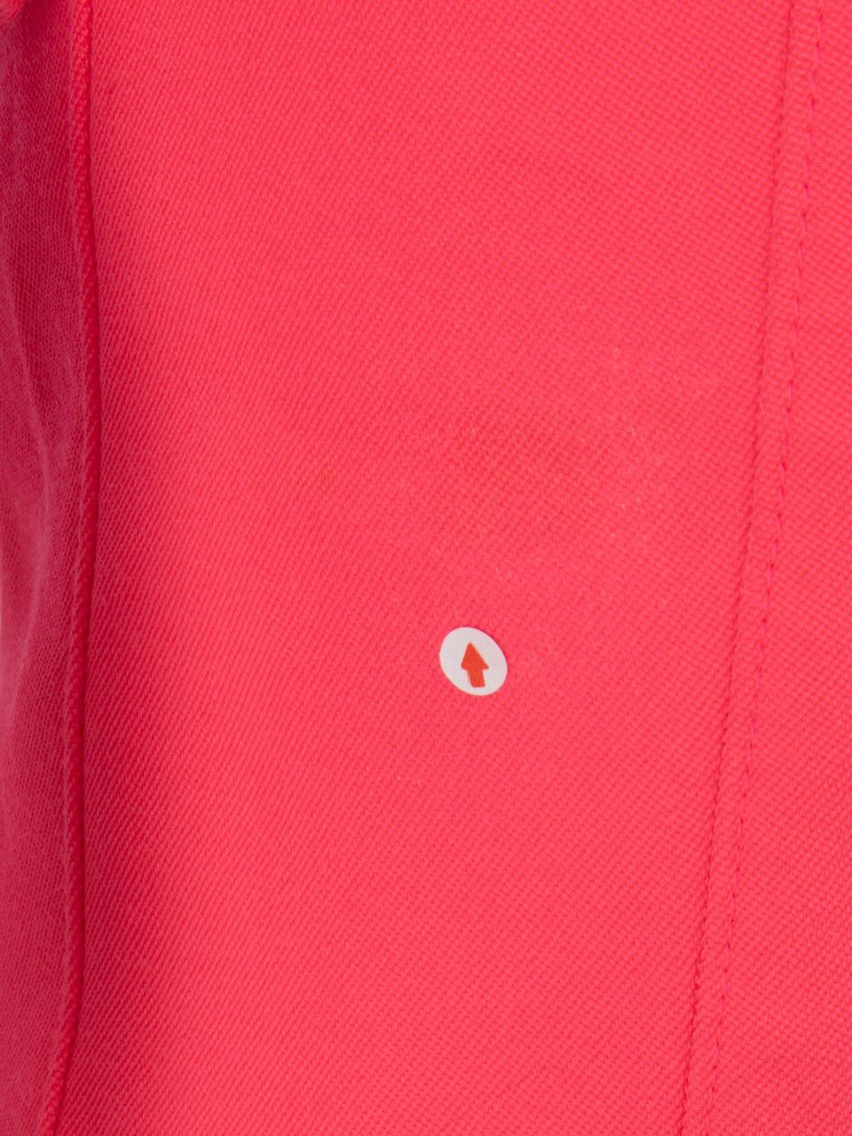 Balmain Neon Pink Square Neck Button Detail Dress Size XS / US 0-2 / IT 36-38 - 5 Thumbnail