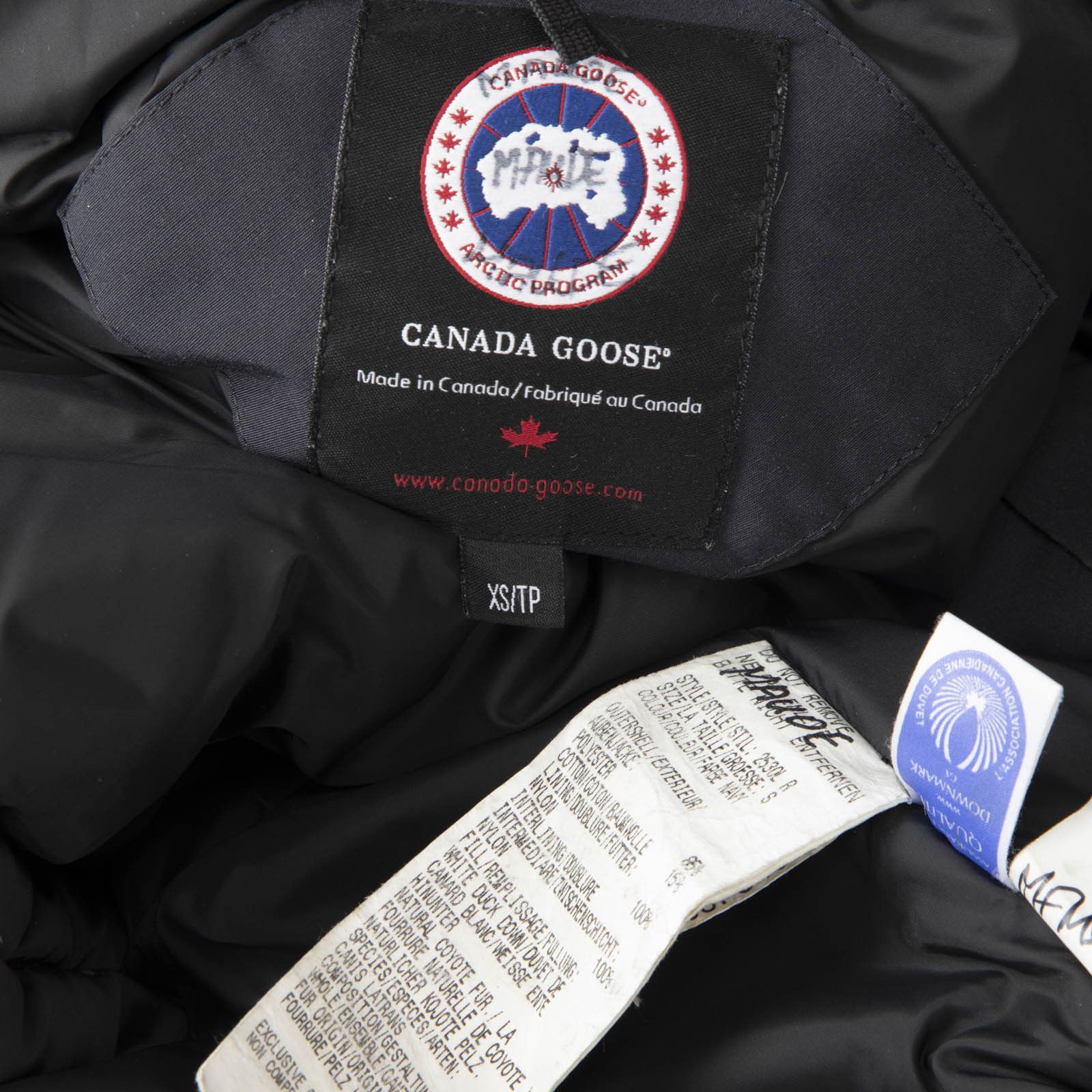 Canada Goose Navy Coyote Fur Collar Montebello Parka Size XS / US 0-2 / IT 36-38 - 22 Thumbnail