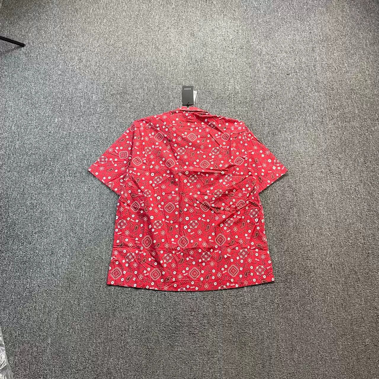 Rhude RHUDE Red Paisley Short-sleeve Shirt Size US XS / EU 42 / 0 - 2 Thumbnail