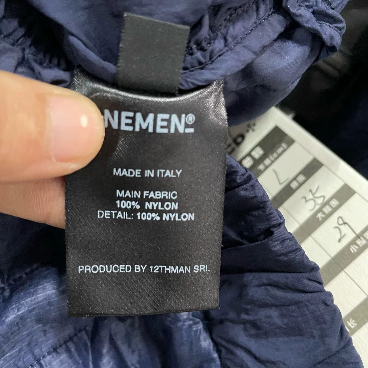Nemen NEMEN Blue Cotton-Padded Long Pants Size US 30 / EU 46 - 3 Thumbnail