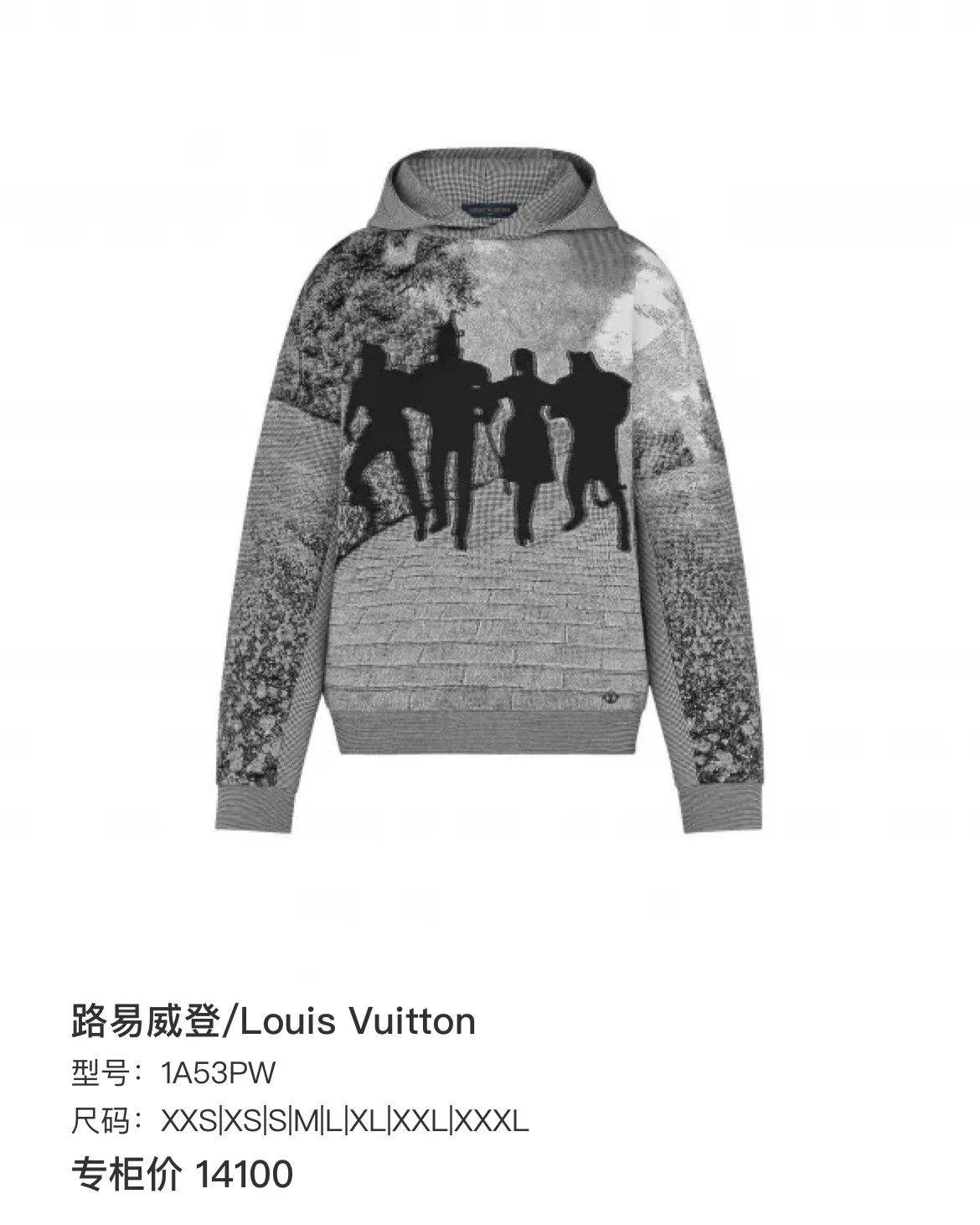 Louis Vuitton Louis Vuitton Wizard of Oz Portrait Hoodie Size XS / US 0-2 / IT 36-38 - 8 Thumbnail