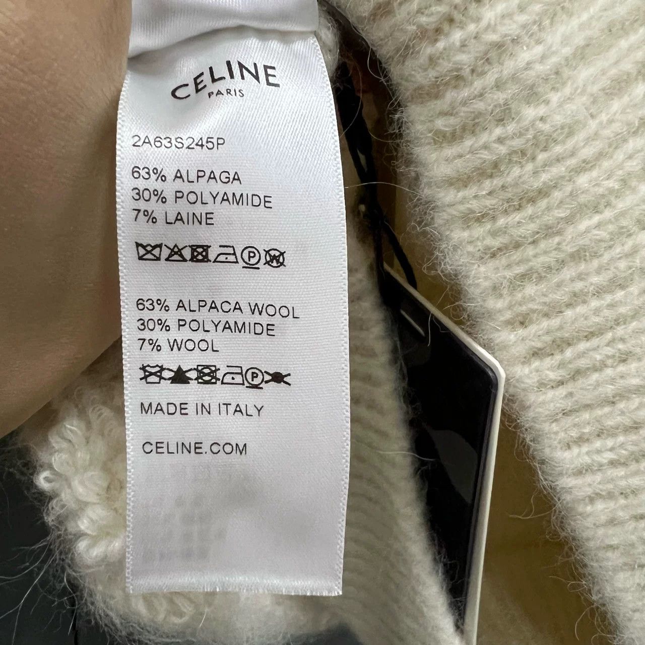 Celine Celine White XS Hoodie Size XS / US 0-2 / IT 36-38 - 4 Thumbnail