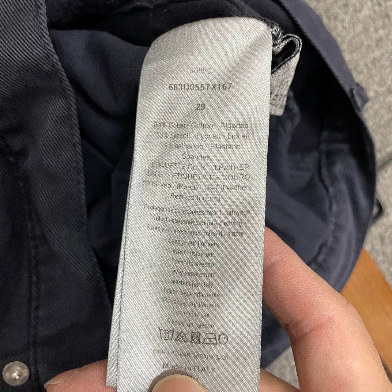 Dior Dior Zip Pocket Trousers Size US 29 - 4 Thumbnail