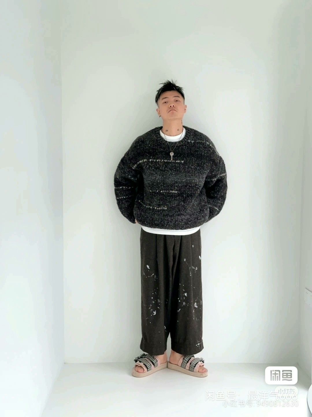 Visvim VISVIM 21AW AMPLUS CREW HAND KNIT Size US XXL / EU 58 / 5 - 7 Thumbnail