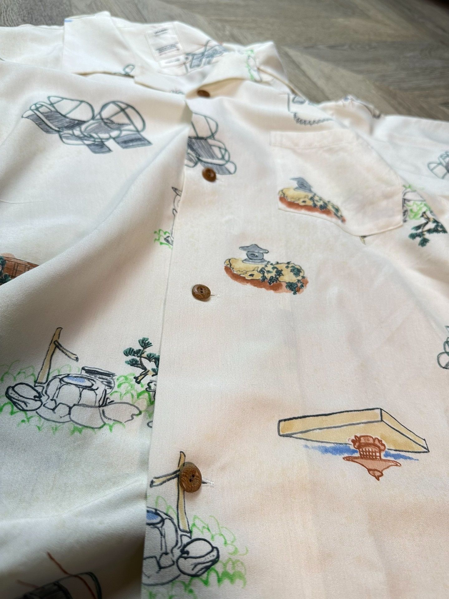 Visvim Visvim 21SS Wallis S/S Garden Shirt Size US L / EU 52-54 / 3 - 2 Thumbnail