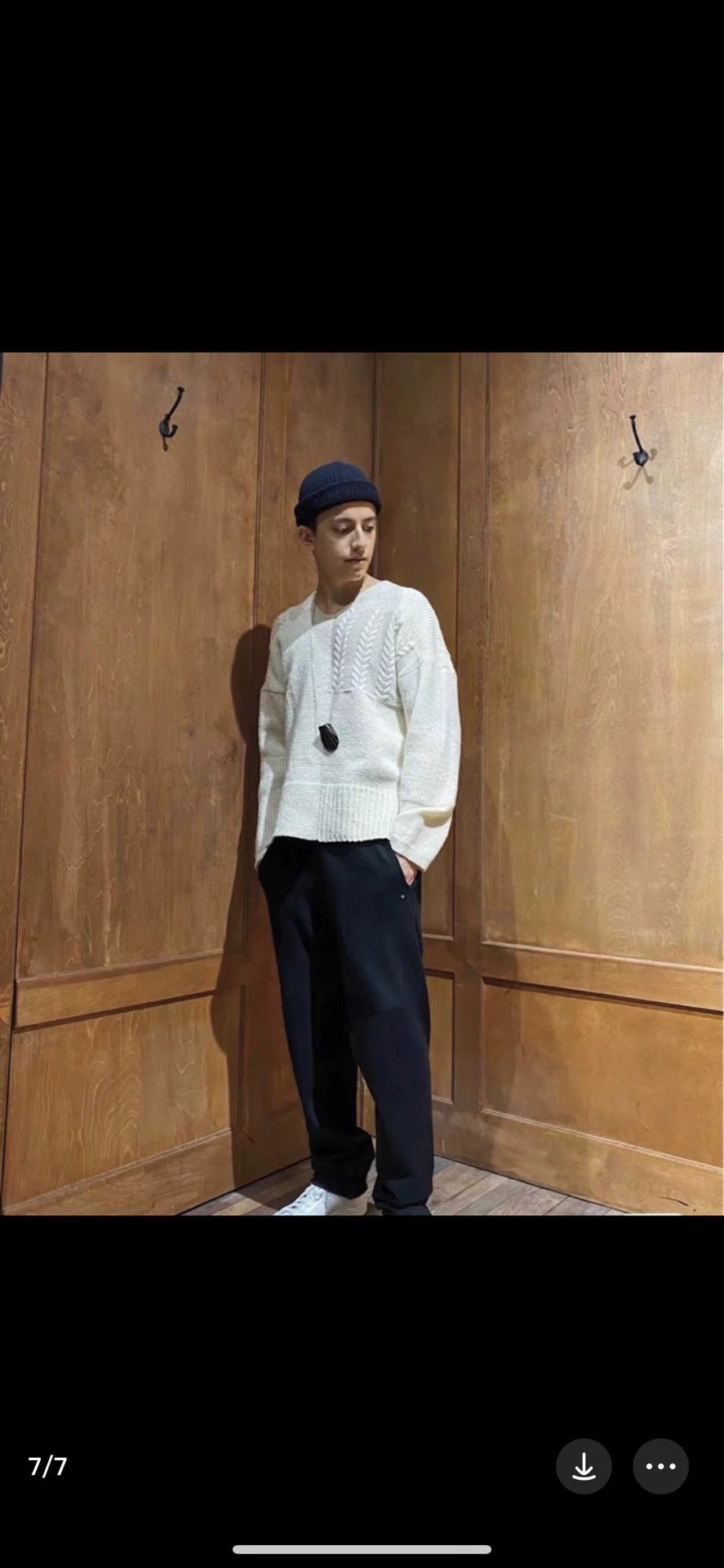 Visvim visvim 19AW HIGHLAND V-NECK P.W. Size US L / EU 52-54 / 3 - 7 Thumbnail