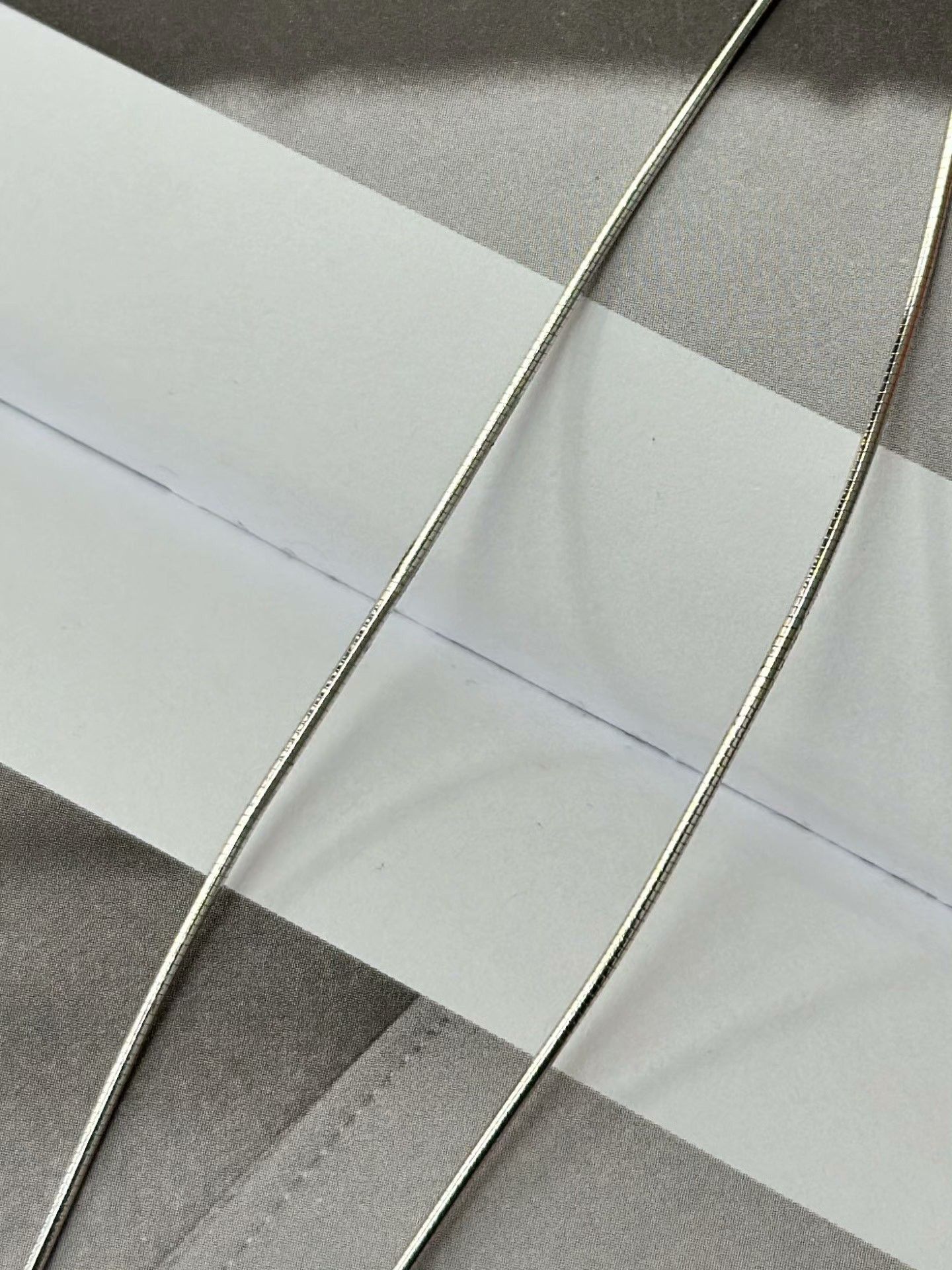 Hermes HERMES POP H Letter Silver Chain Necklace Size ONE SIZE - 4 Thumbnail