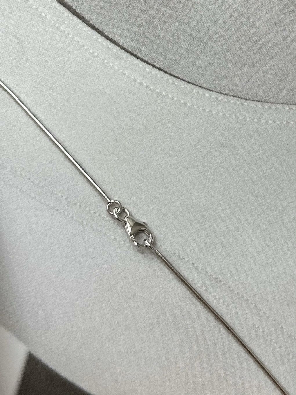 Hermes HERMES POP H Letter Silver Chain Necklace Size ONE SIZE - 3 Thumbnail