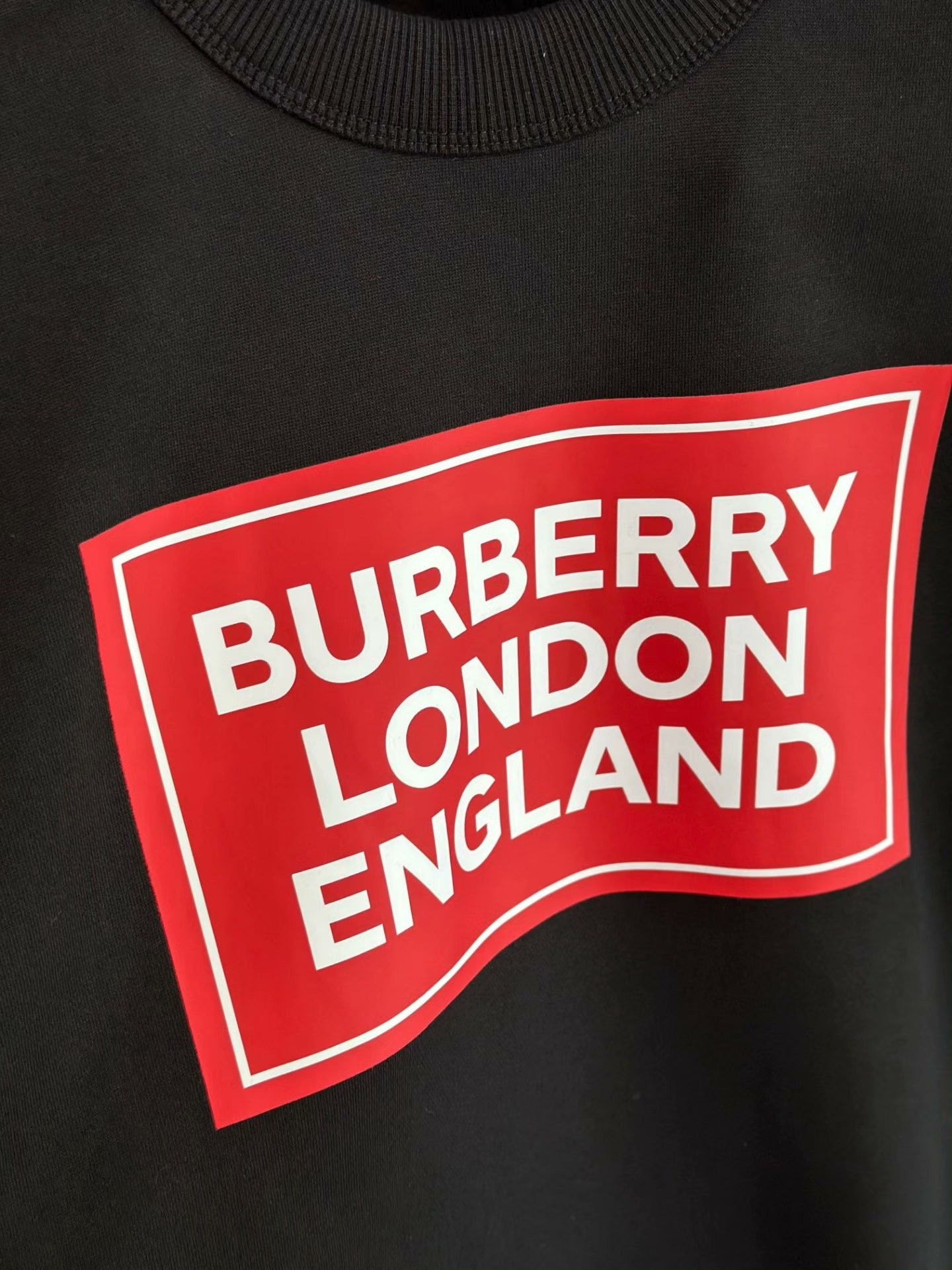Burberry Burberry Black Round Neck Fleece Sweatshirt Size US M / EU 48-50 / 2 - 6 Thumbnail