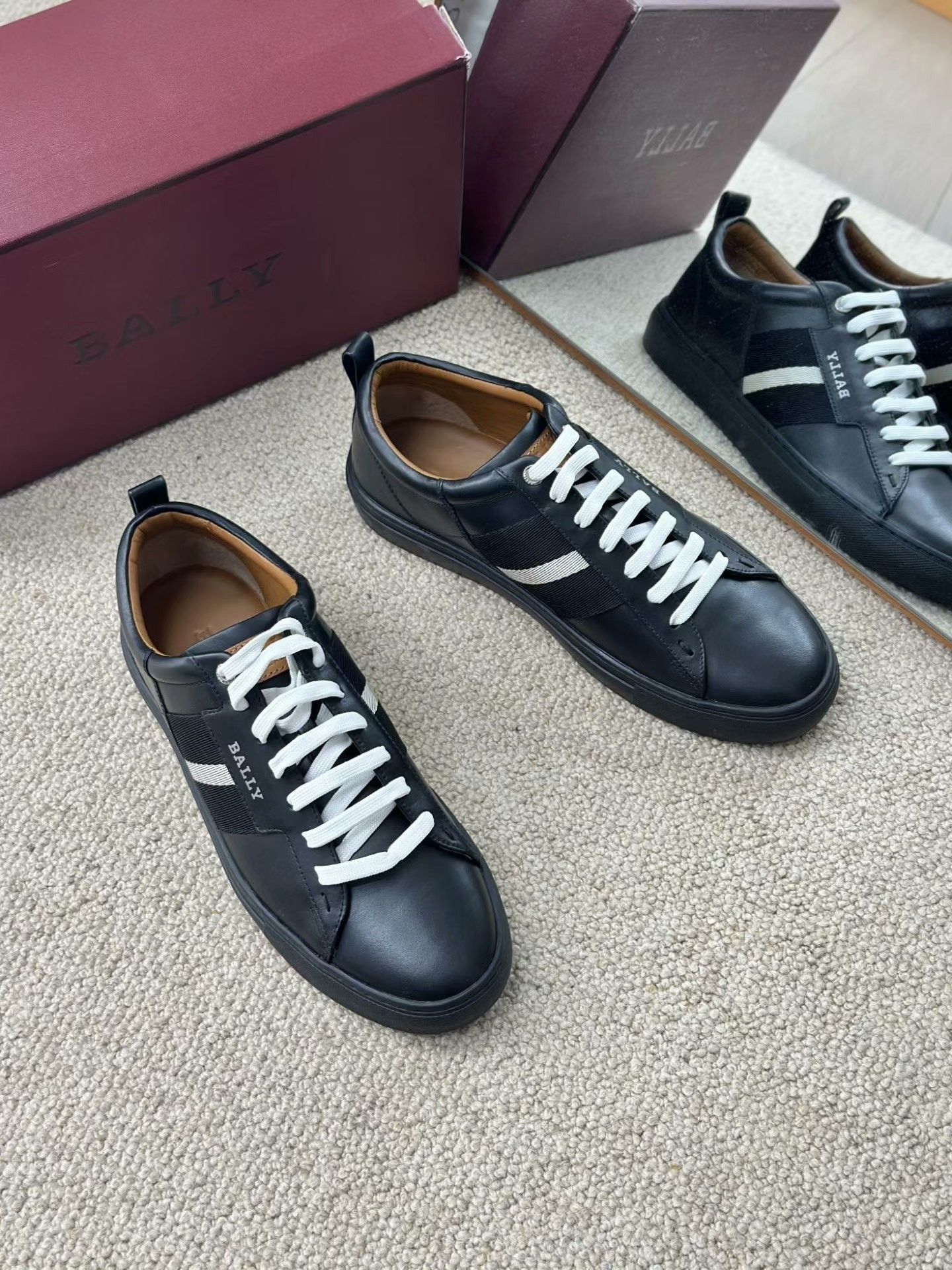 Bally BALLY Men's Casual Sneakers Size US 10.5 / EU 43-44 - 3 Thumbnail