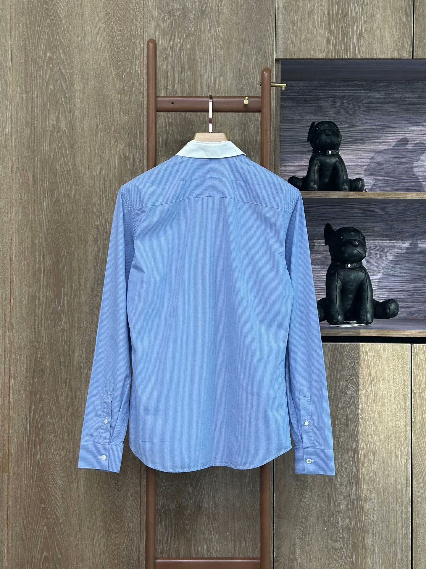 Givenchy Givenchy Blue Striped Long Sleeve Shirt Size US XXS / EU 40 - 2 Thumbnail