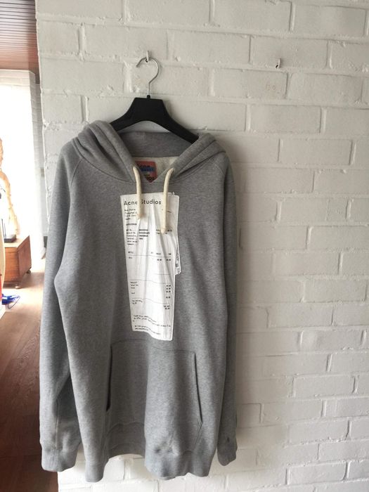 Acne Studios acne Studio receipt hoodie FW18 Grailed